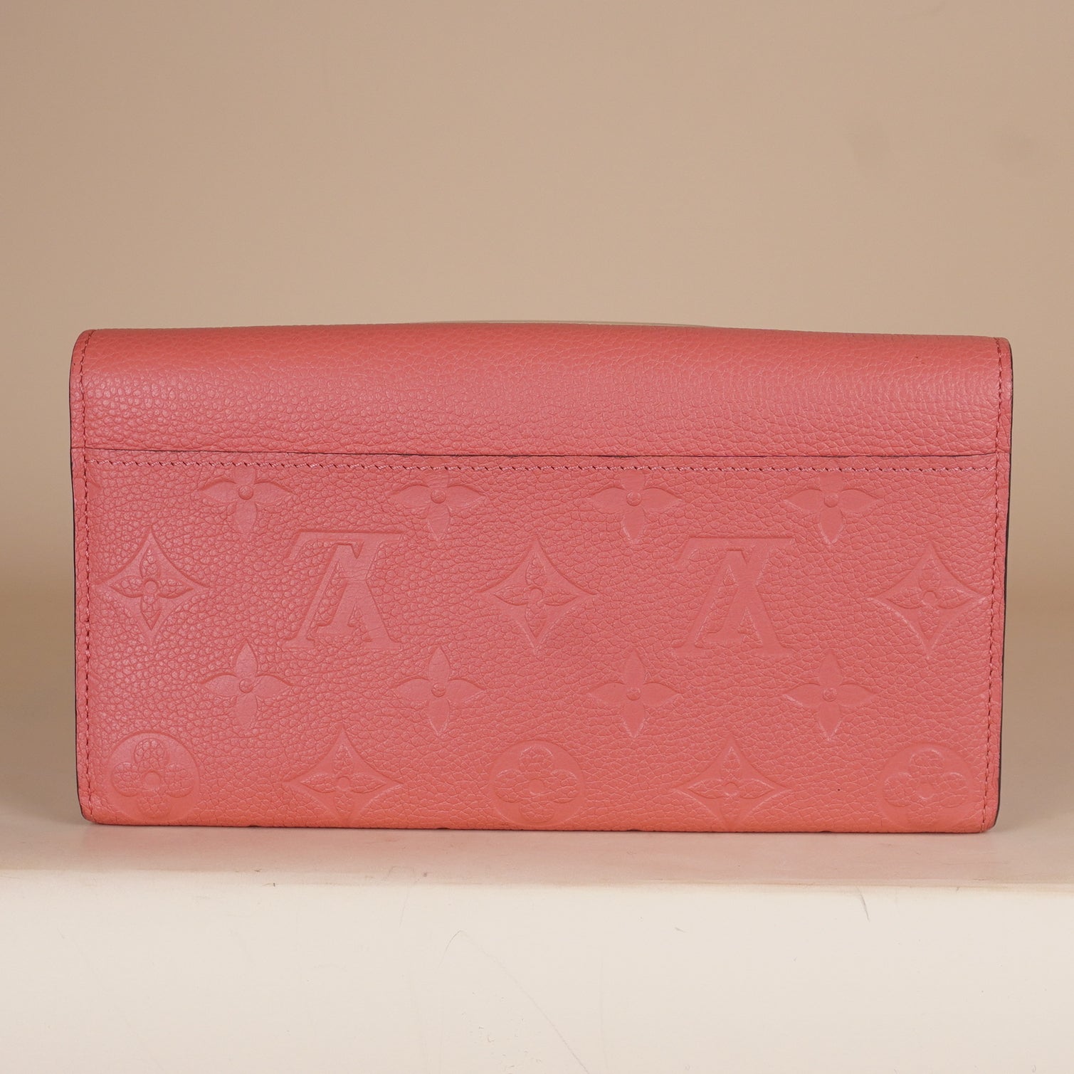 PRE-OWNED LV Empreinte Sarah Wallet NM Rose Ballerine