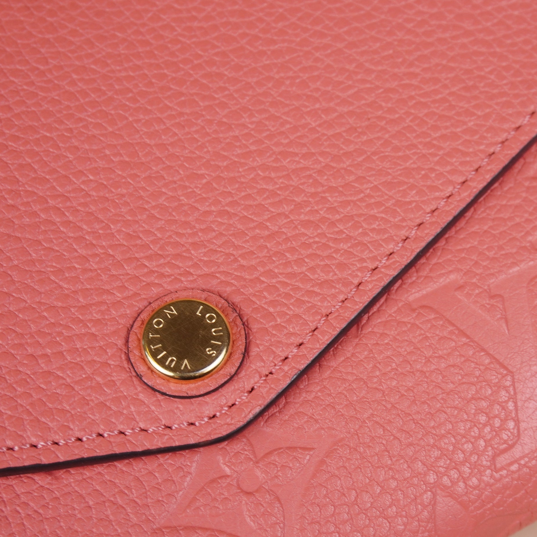 PRE-OWNED LV Empreinte Sarah Wallet NM Rose Ballerine