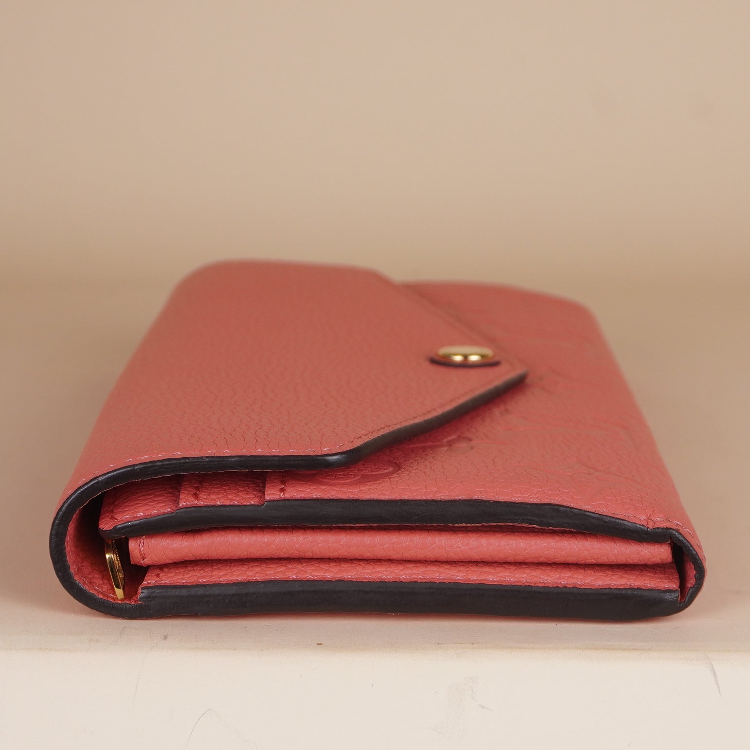 PRE-OWNED LV Empreinte Sarah Wallet NM Rose Ballerine
