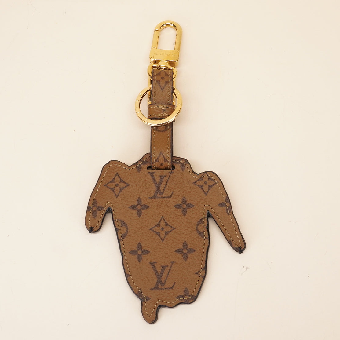 PRE-OWNED LV Catogram Grace Coddington Dog Bag Charm