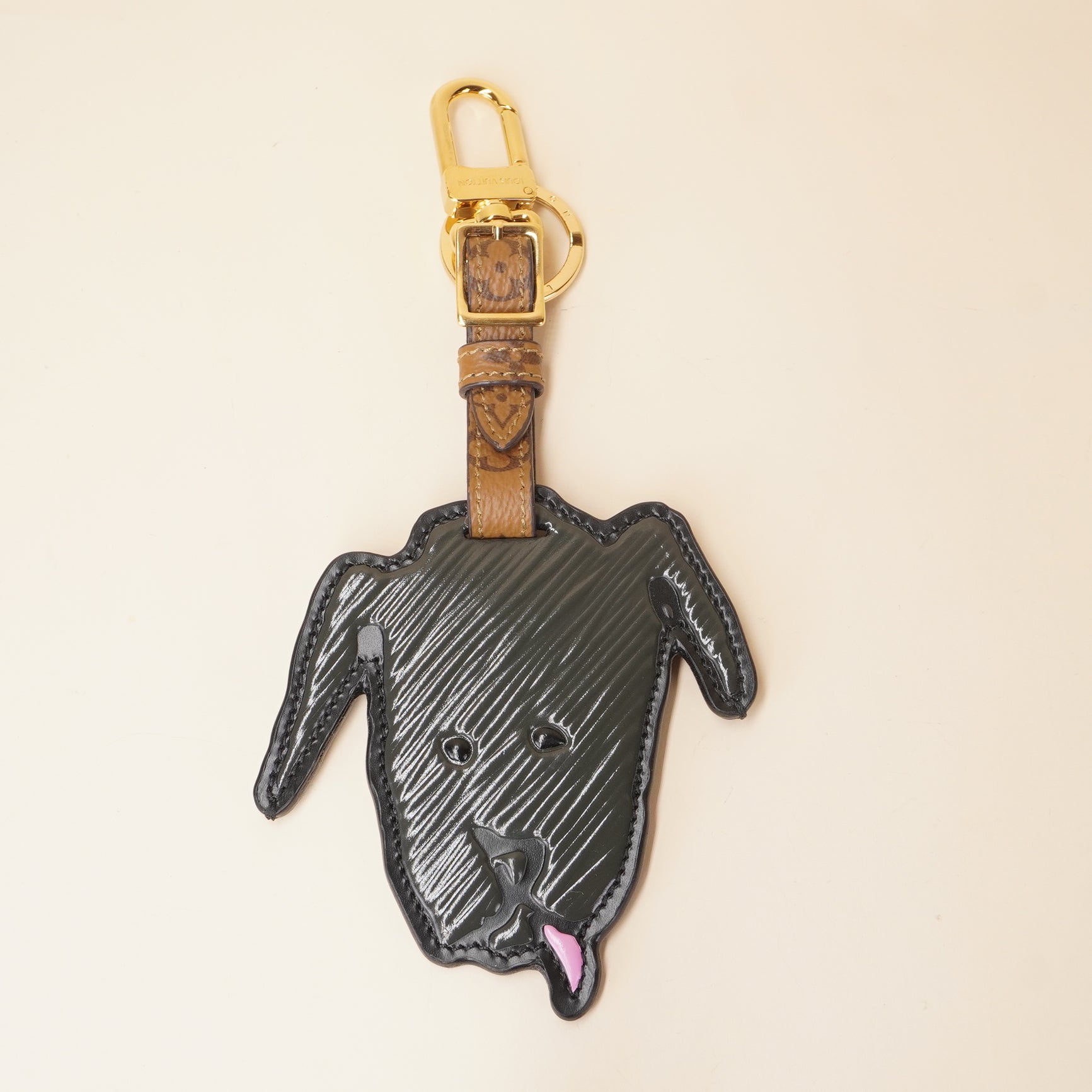 PRE-OWNED LV Catogram Grace Coddington Dog Bag Charm