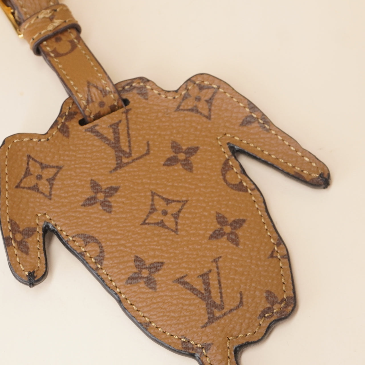 PRE-OWNED LV Catogram Grace Coddington Dog Bag Charm