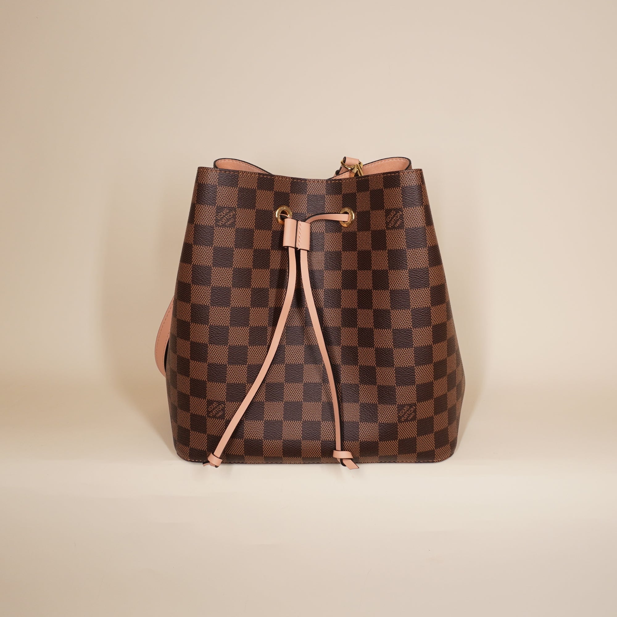 PRE-OWNED LV Damier Ebene Canvas NeoNoe Shoulder Bag