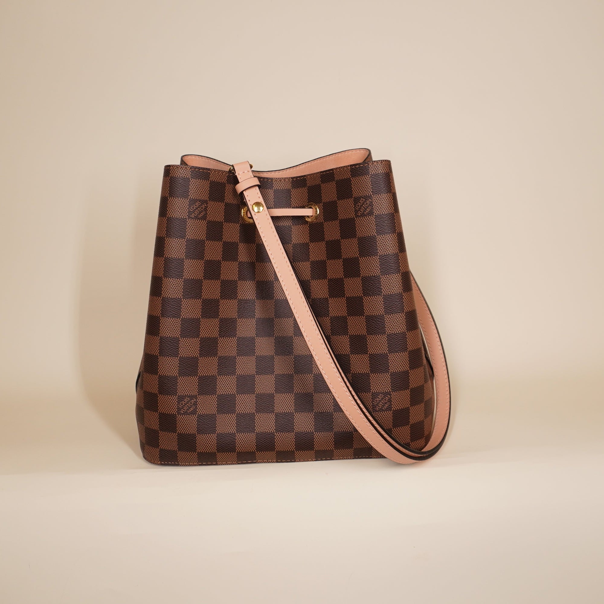 PRE-OWNED LV Damier Ebene Canvas NeoNoe Shoulder Bag
