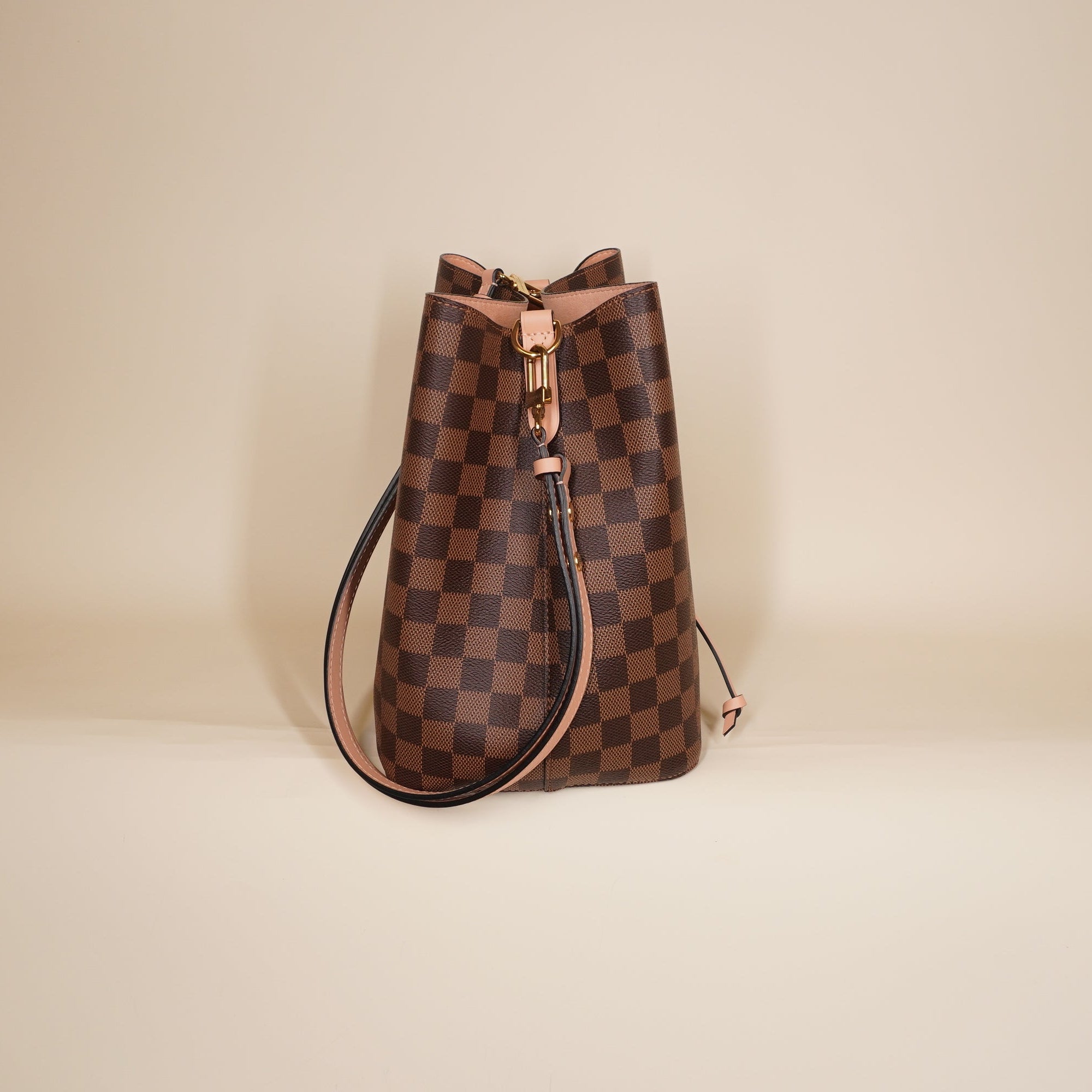PRE-OWNED LV Damier Ebene Canvas NeoNoe Shoulder Bag
