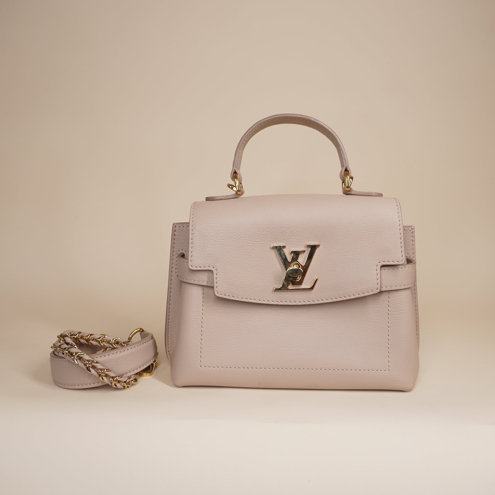 PRE-OWNED LV LockMe Ever Mini Shoulder Bag