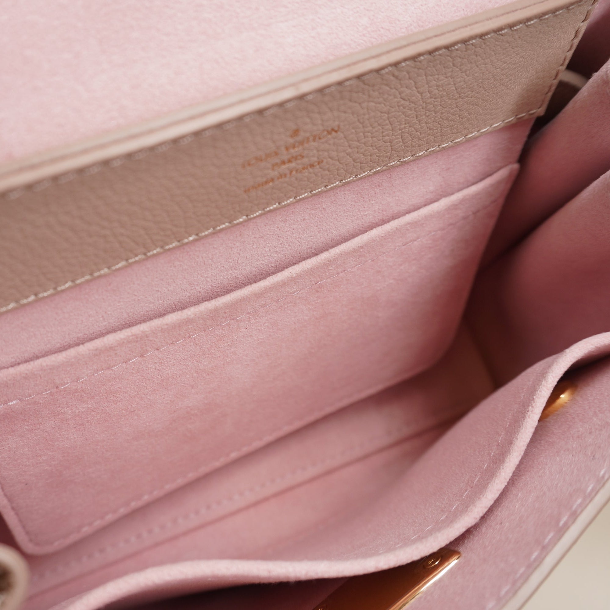 PRE-OWNED LV LockMe Ever Mini Shoulder Bag