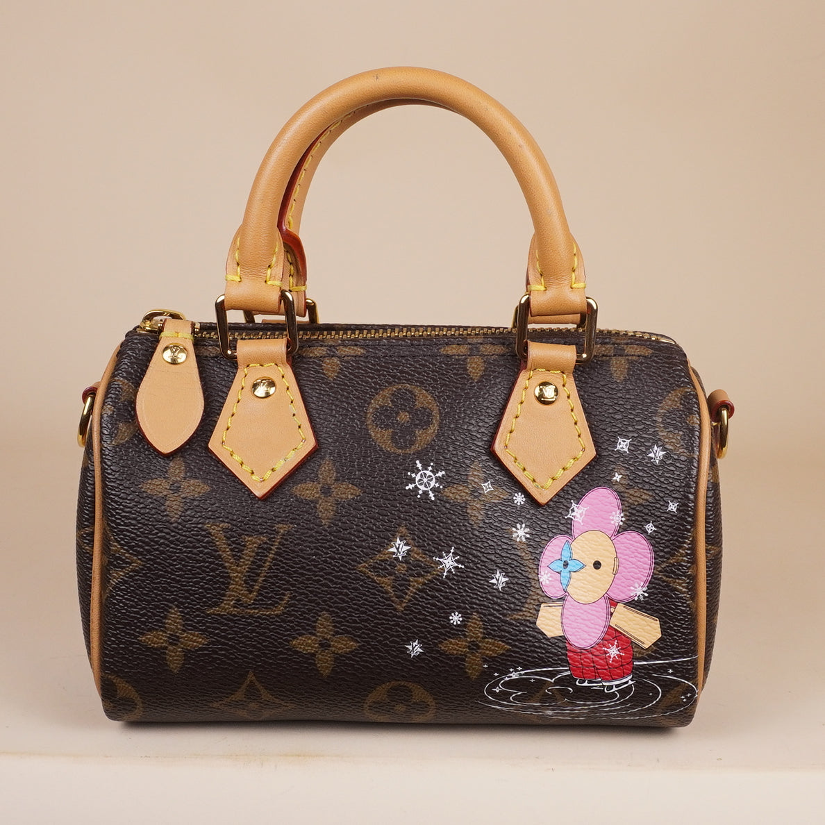 PRE-OWNED LV Monogram Canvas Vivienne Nano Speedy Bag