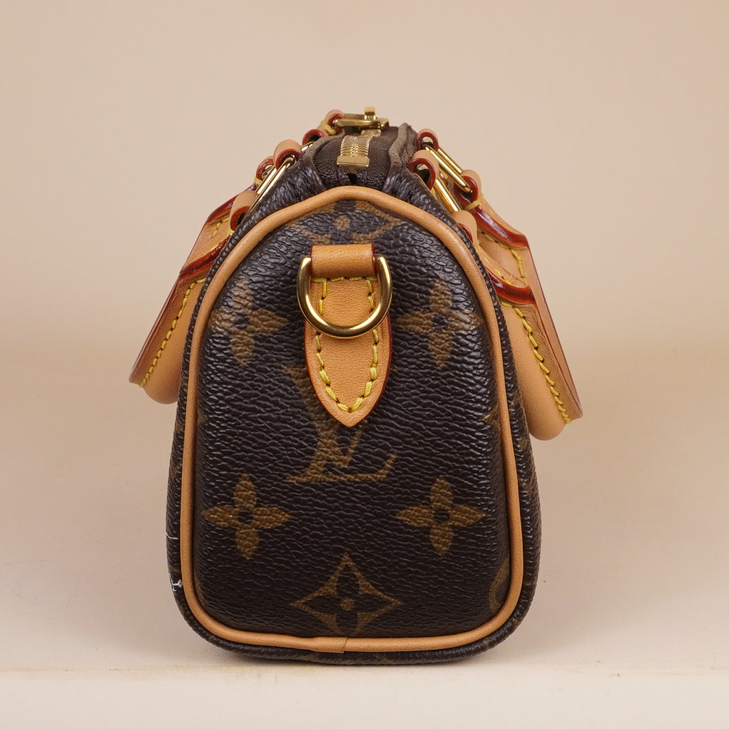 PRE-OWNED LV Monogram Canvas Vivienne Nano Speedy Bag