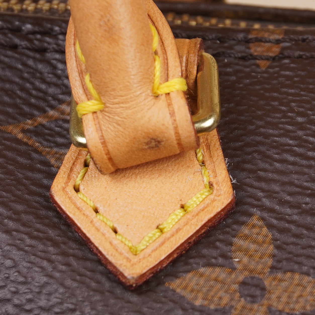 PRE-OWNED LV Monogram Nano Speedy Coated Canvas