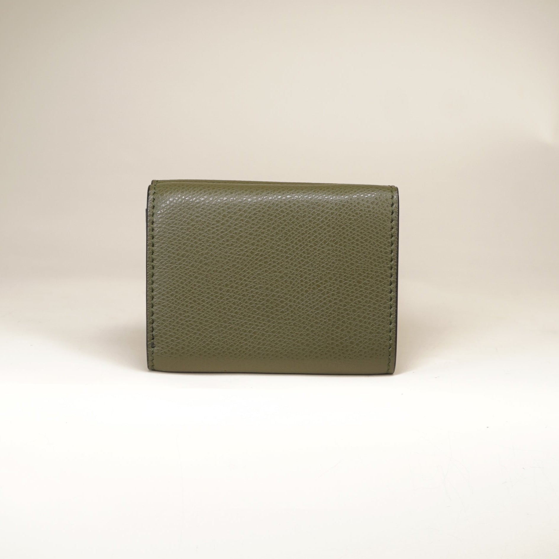 PRE-OWNED Vitello Cruise F is Fendi Micro Tri-Fold Envelope Wallet