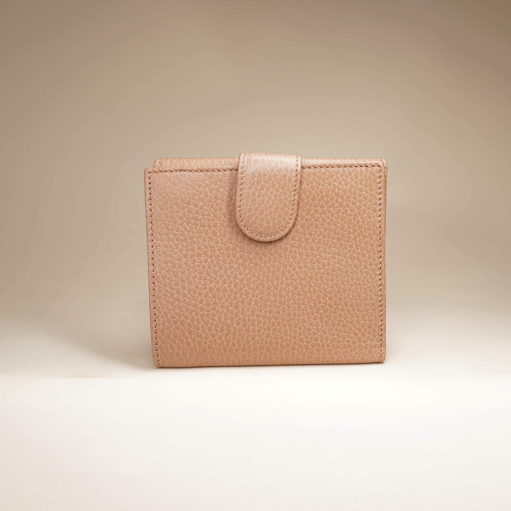 GUCCI - Dollar Calfskin Interlocking G French Wallet Pink