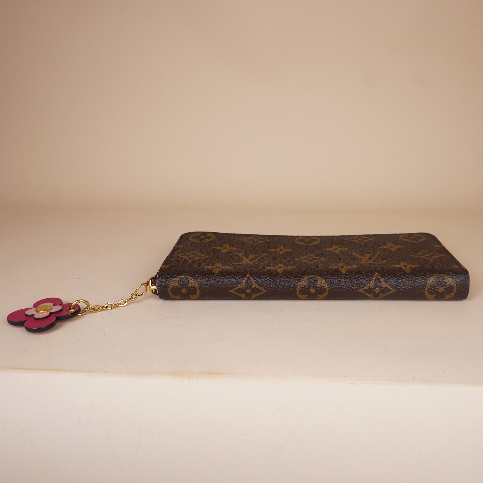 PRE-OWNED LV Monogram Blooming Flowers Clemence Wallet