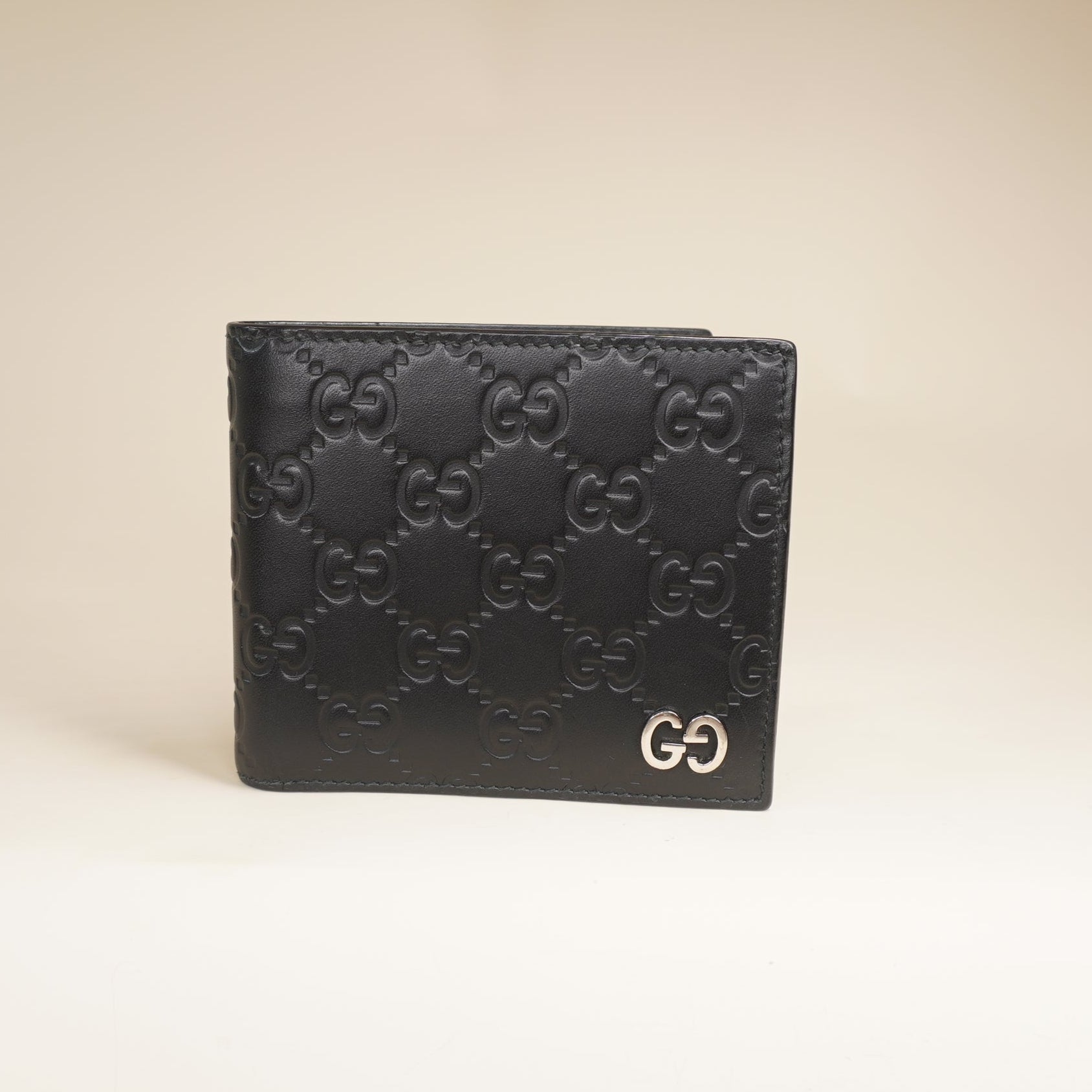 PRE-OWNED Guccissima Signature Dorian Bi-Fold Wallet