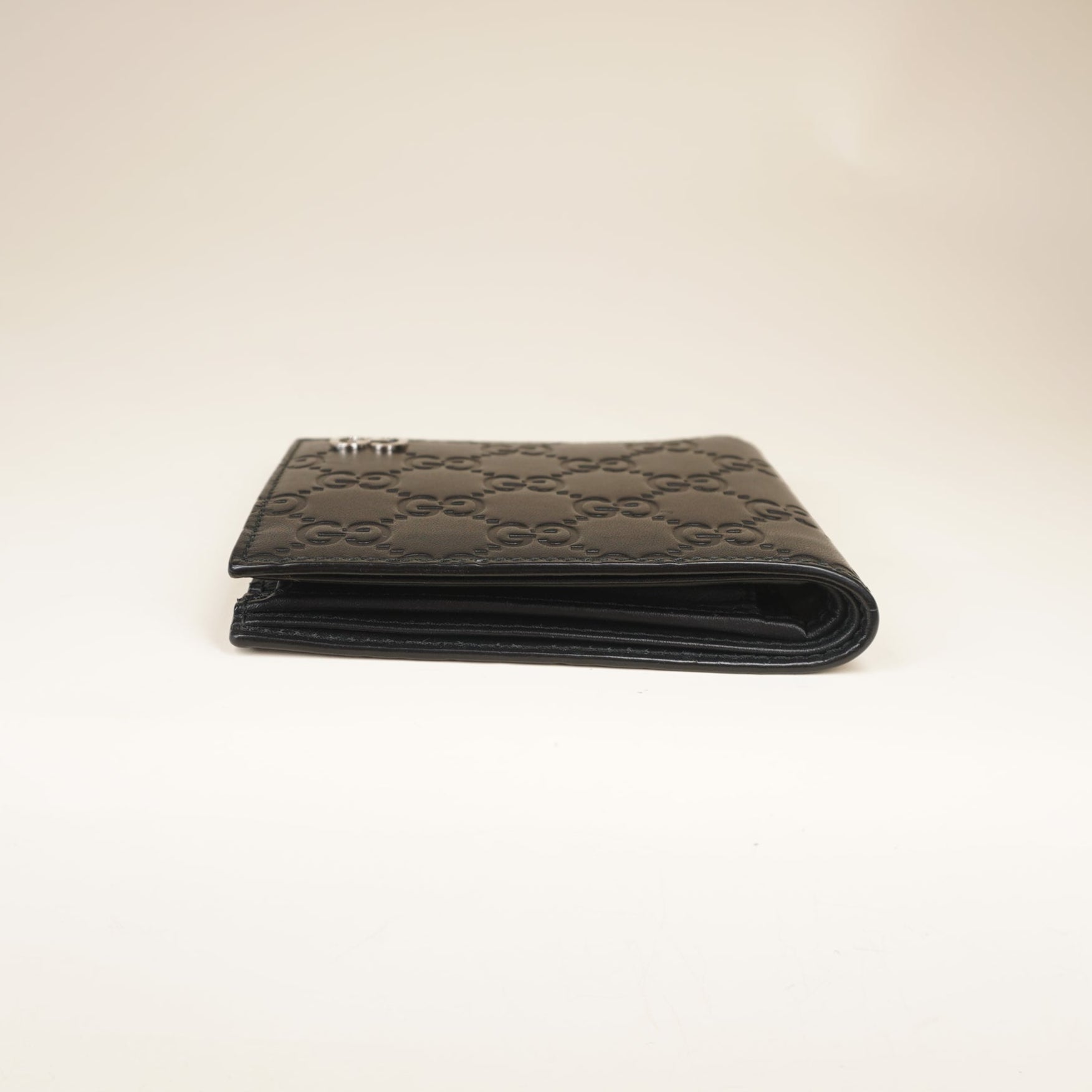 PRE-OWNED Guccissima Signature Dorian Bi-Fold Wallet