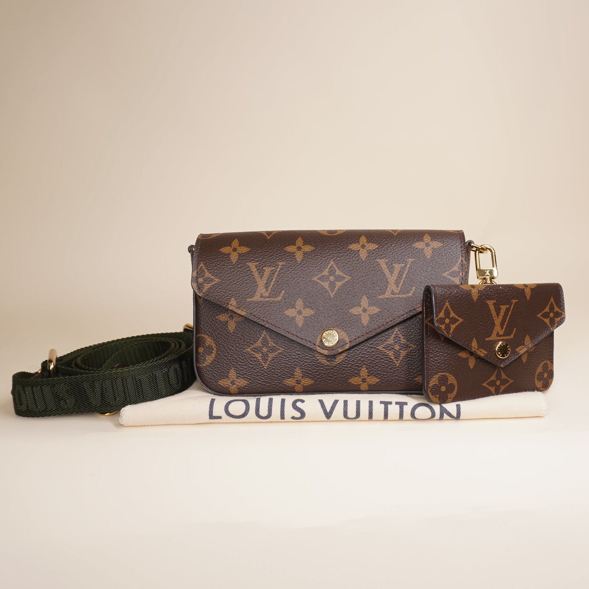 PRE-OWNED LV Monogram Canvas Strap and Go Felicie