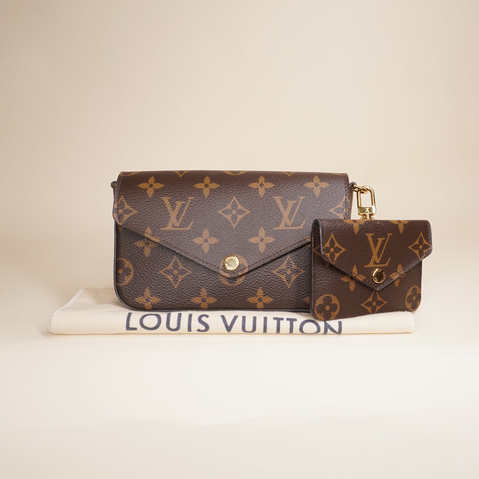 PRE-OWNED LV Monogram Canvas Strap and Go Felicie