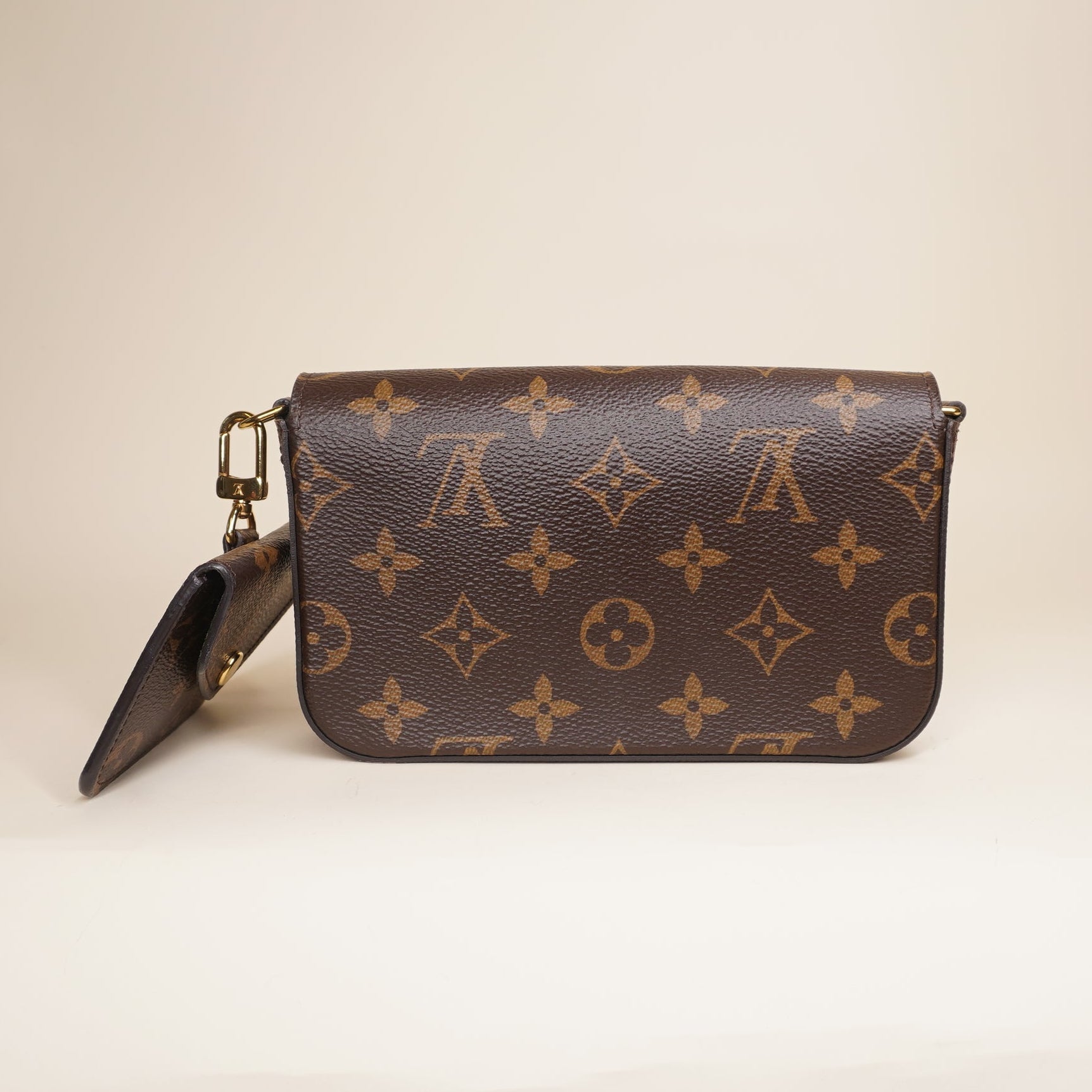 PRE-OWNED LV Monogram Canvas Strap and Go Felicie