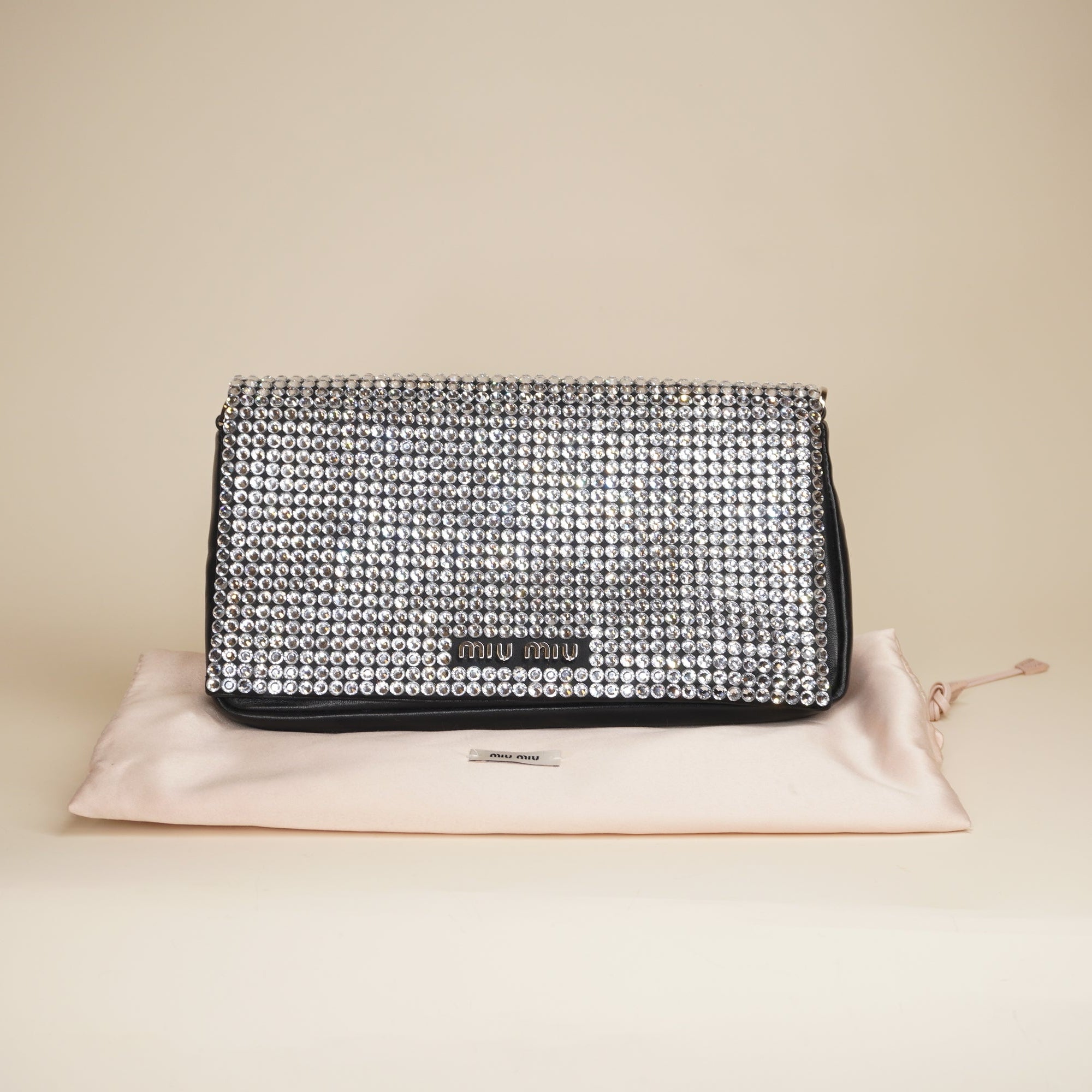 PRE-OWNED Raso Starlight Nappa Shoulder Bag