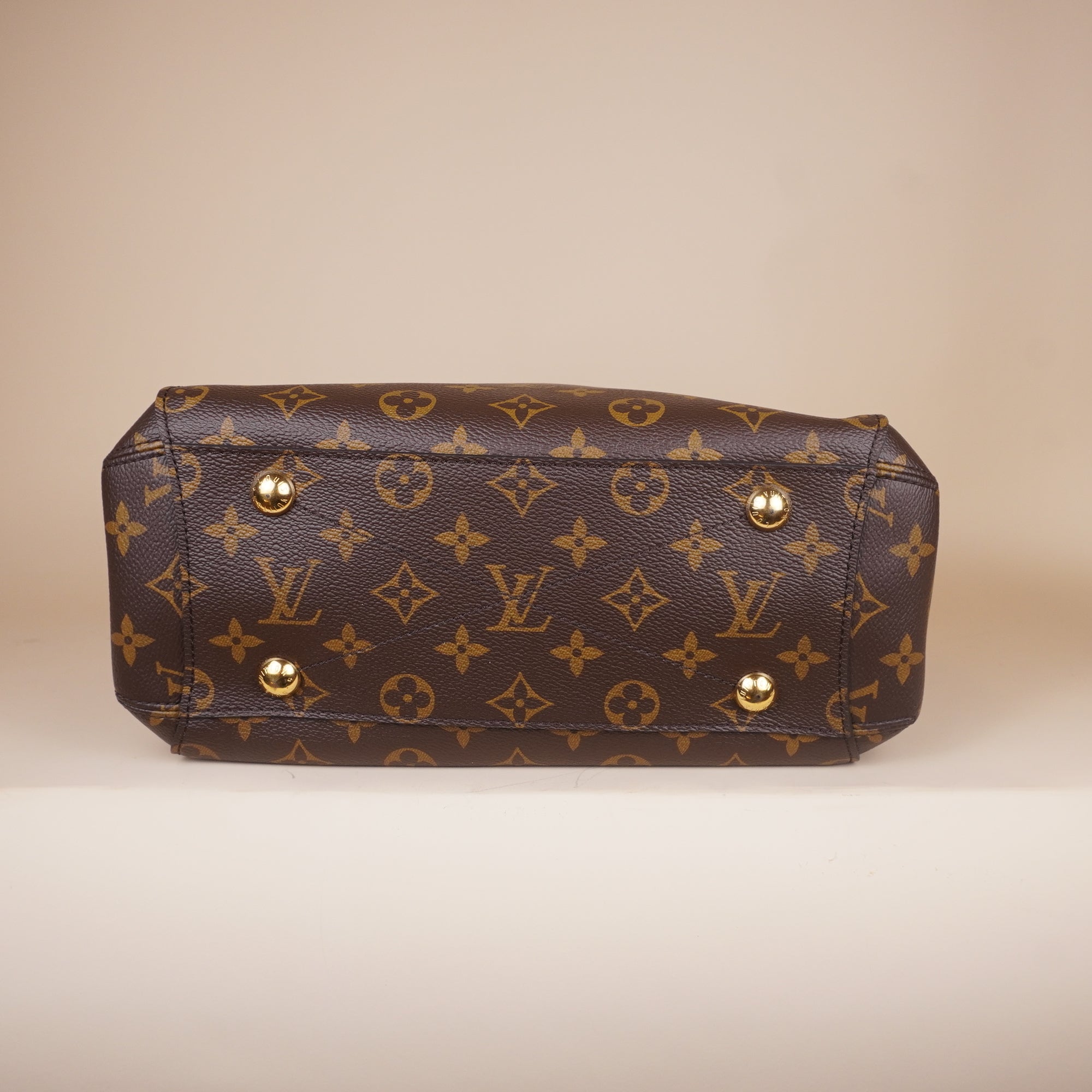 PRE-OWNED LV Monogram Canvas Montaigne BB with Braided Handles Shoulder Bag