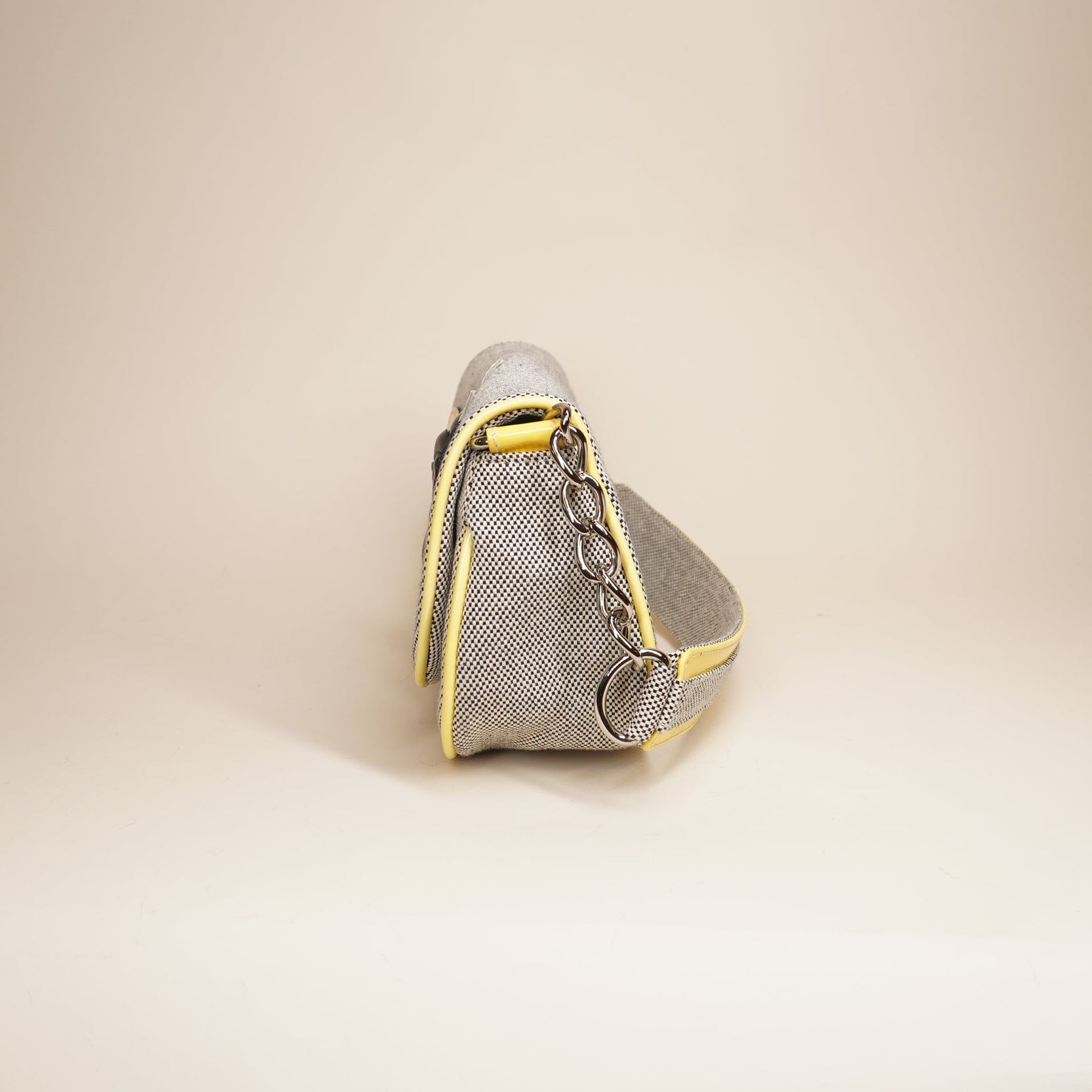 PRE-OWNED Canvas CC Camellia No. 5 Shoulder Bag