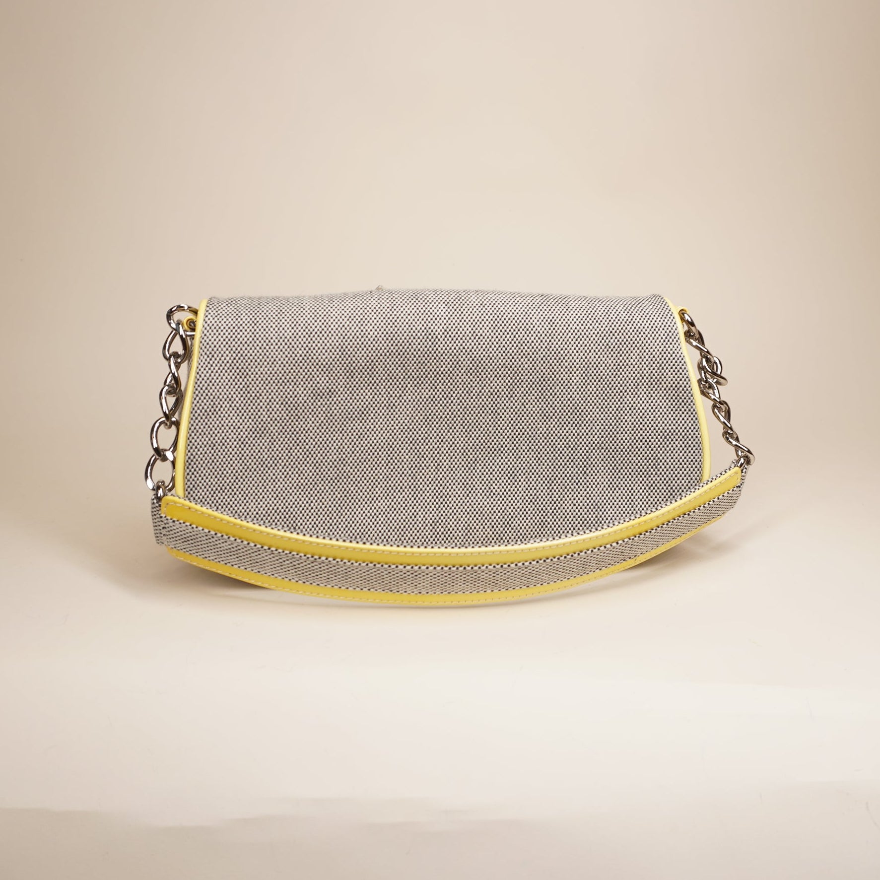 PRE-OWNED Canvas CC Camellia No. 5 Shoulder Bag