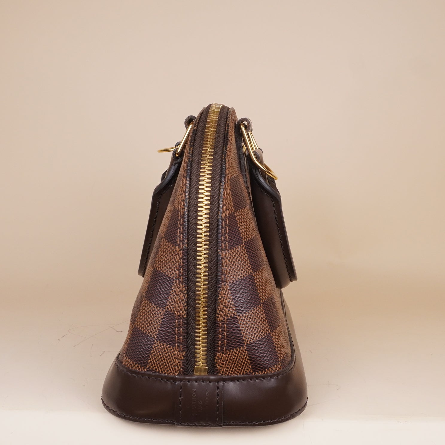 PRE-OWNED LV Damier Ebene Canvas Alma BB
