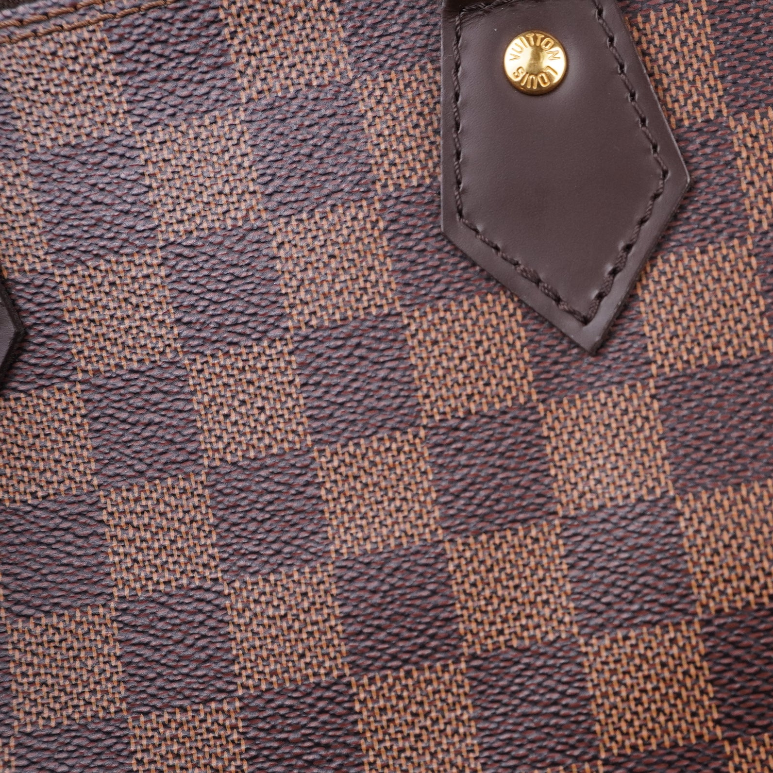 PRE-OWNED LV Damier Ebene Canvas Alma BB