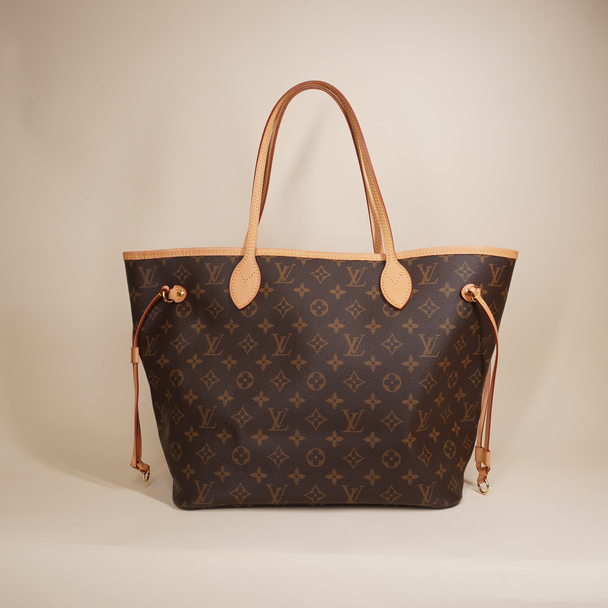 PRE-OWNED LV Monogram Canvas Neverfull MM Shoulder Bag