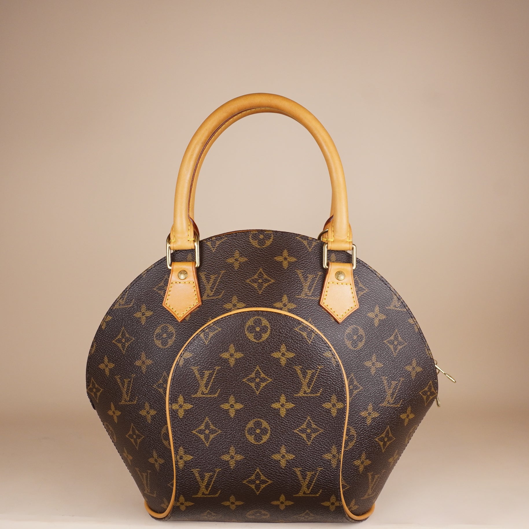 PRE-OWNED LV Monogram Canvas Ellipse PM Handle Bag