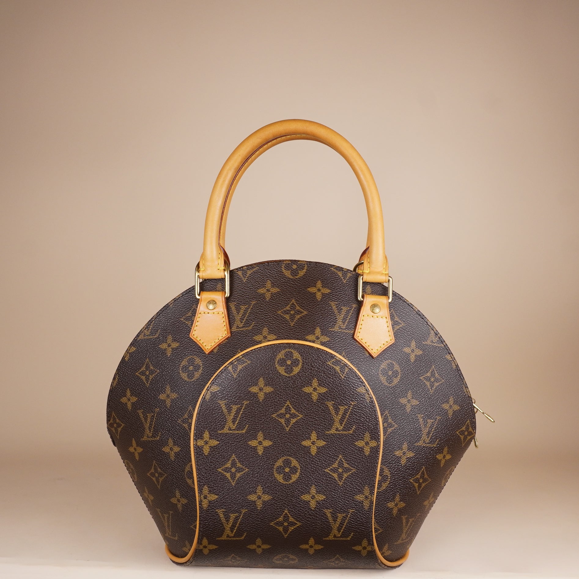 PRE-OWNED LV Monogram Canvas Ellipse PM Handle Bag