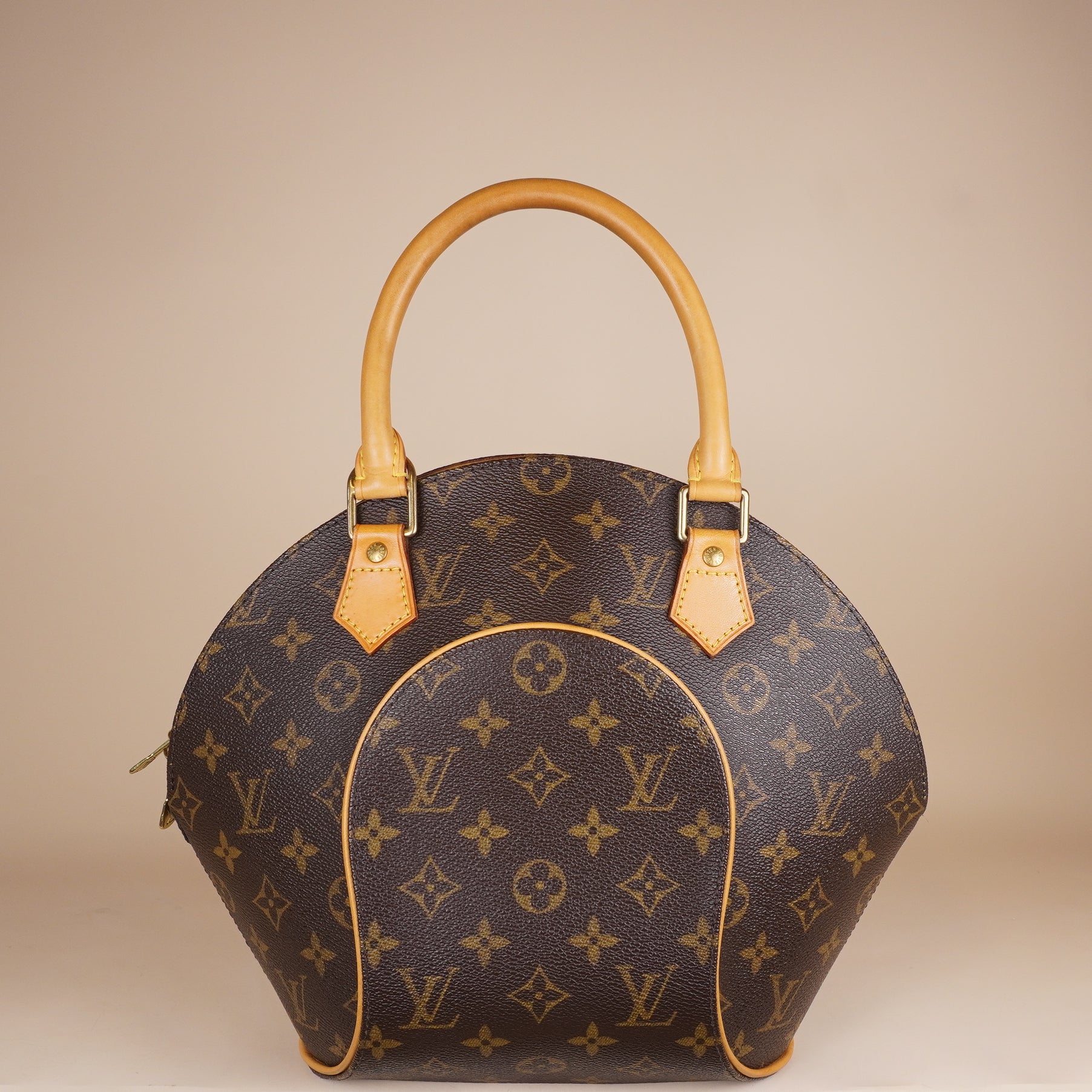 PRE-OWNED LV Monogram Canvas Ellipse PM Handle Bag