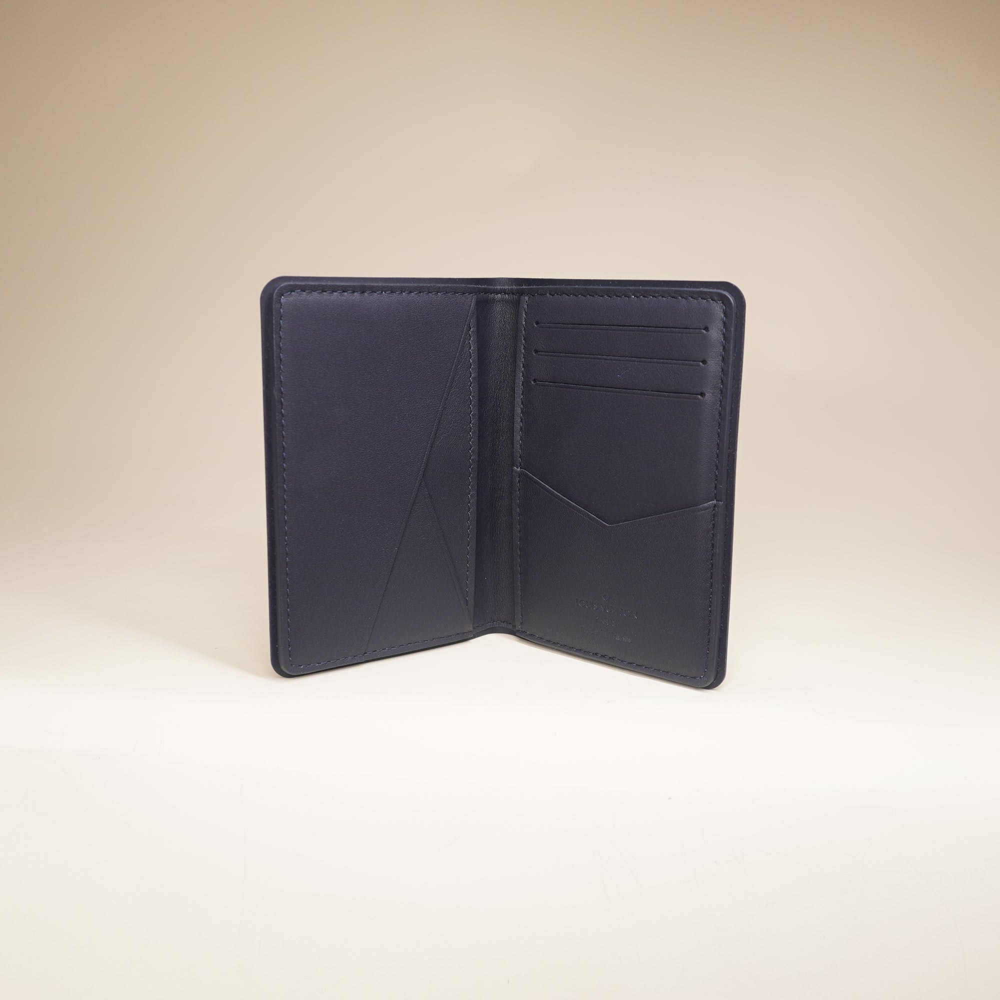 PRE-OWNED Damier Coastline Azur Pocket Organizer
