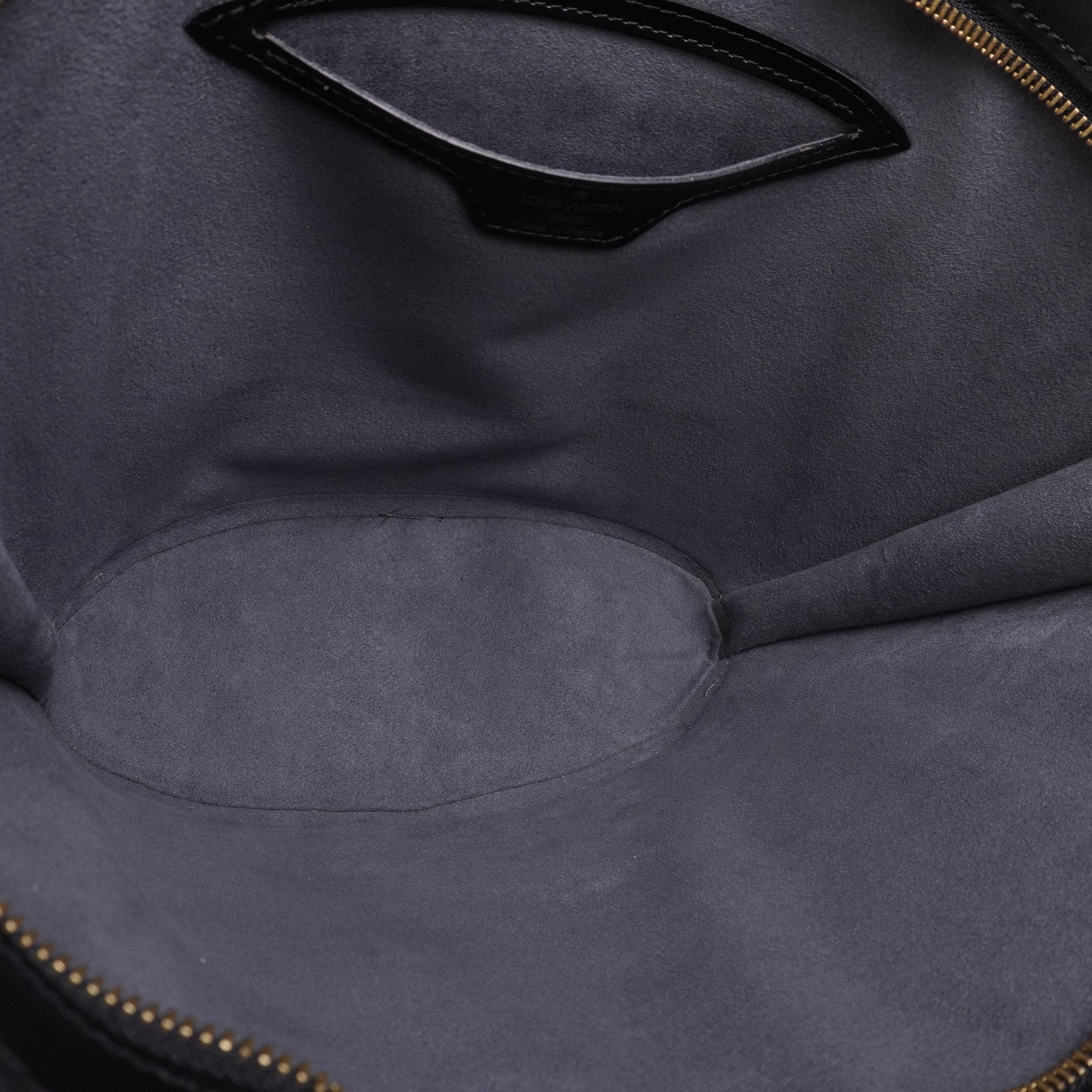 PRE-OWNED LV Black Epi Saint Jacques PM Shoulder Bag