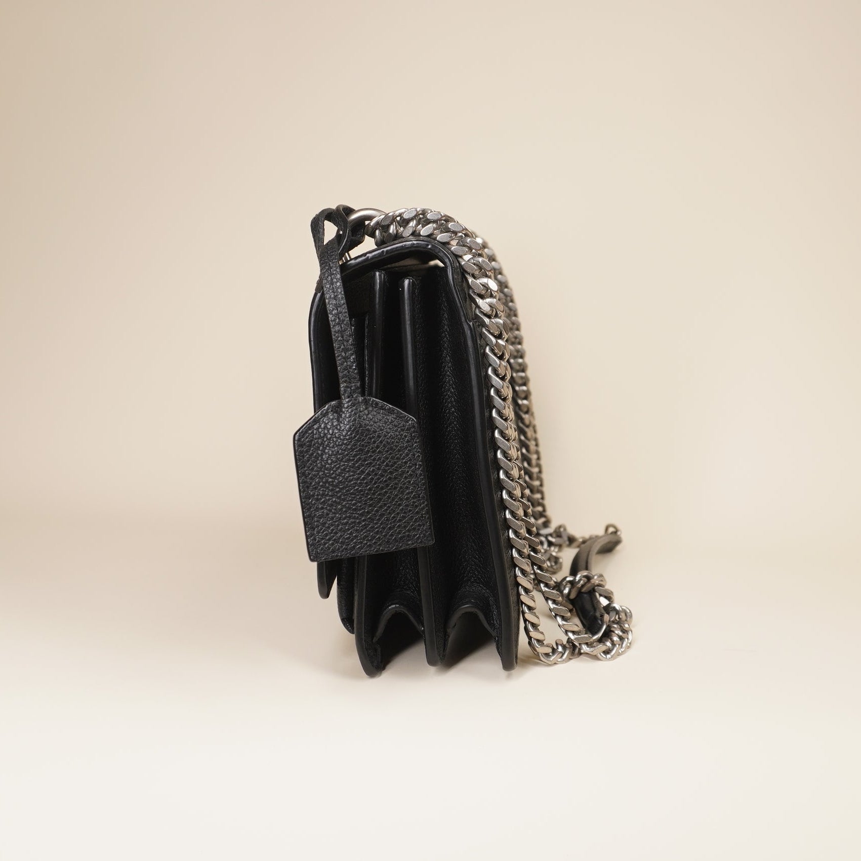 PRE-OWNED Sunset Medium Grained Calfskin Shoulder Bag 