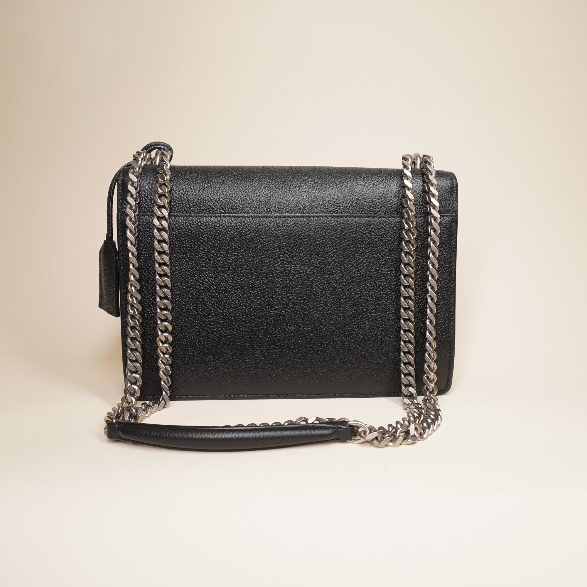 PRE-OWNED Sunset Medium Grained Calfskin Shoulder Bag 