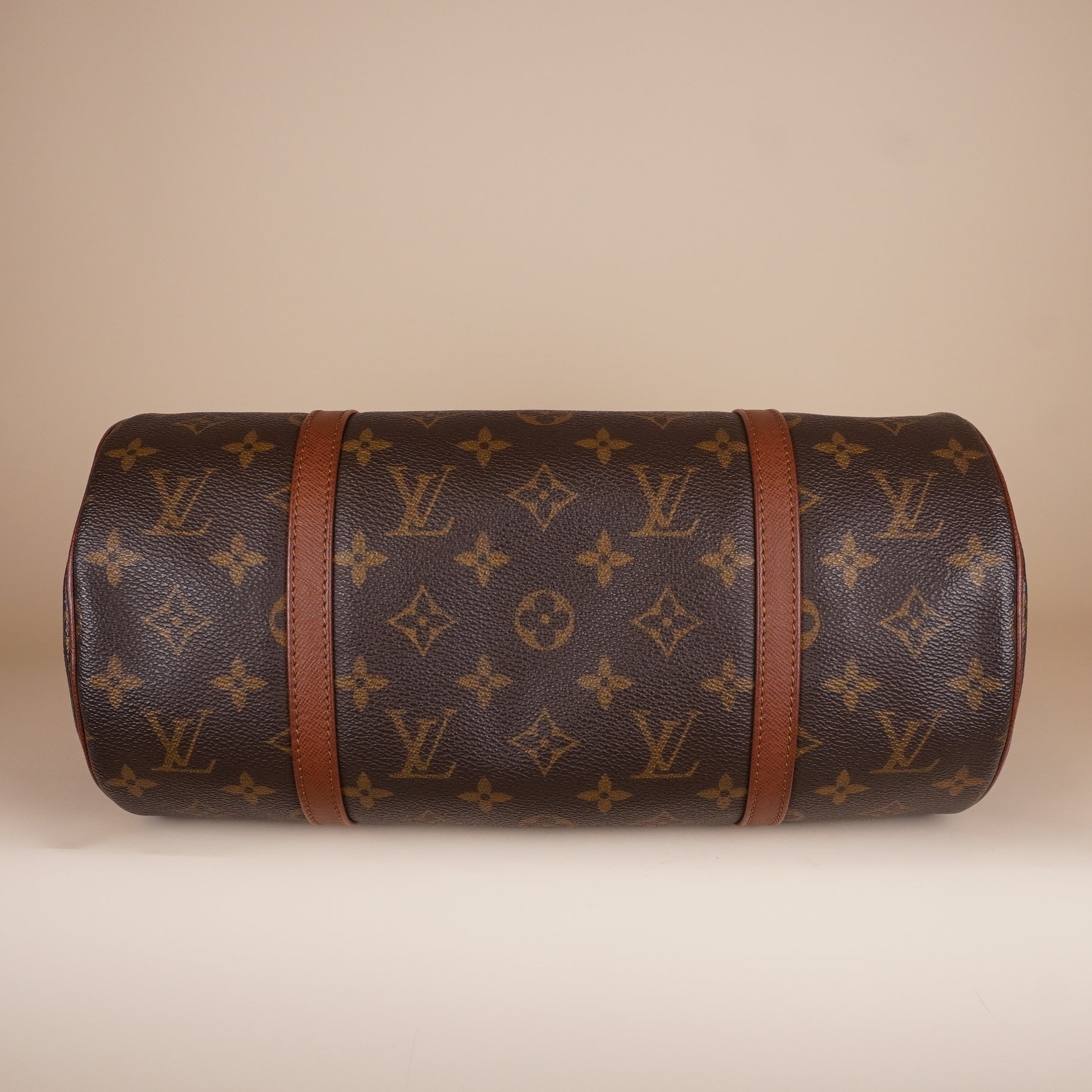 PRE-OWNED LV Monogram Canvas Papillon 30 Shoulder Bag