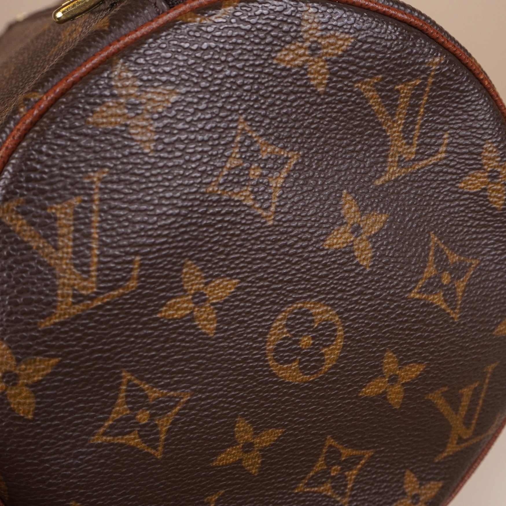 PRE-OWNED LV Monogram Canvas Papillon 30 Shoulder Bag