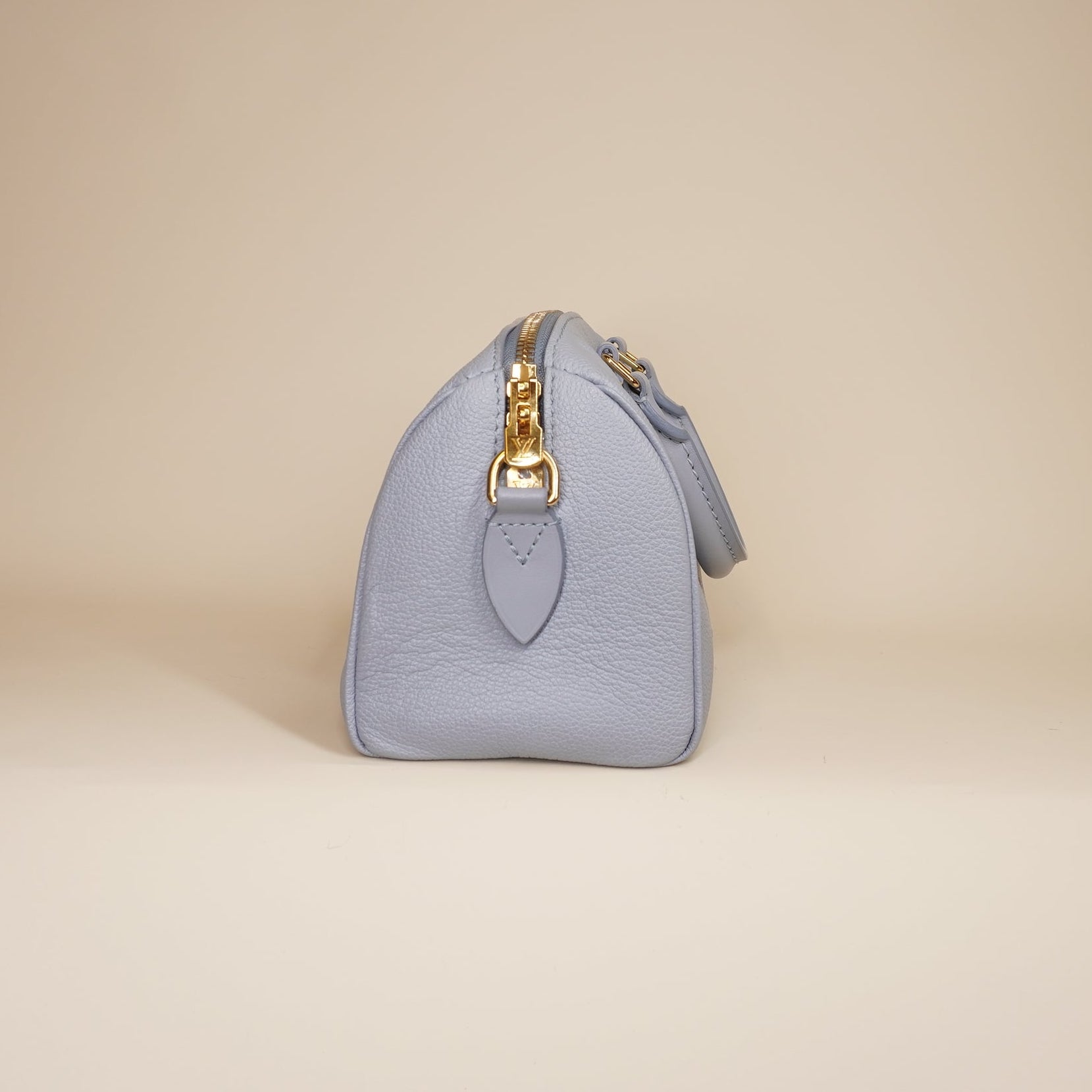 PRE-OWNED LV Empreinte Monogram Giant Speedy Bandouliere 20 Blue Hour