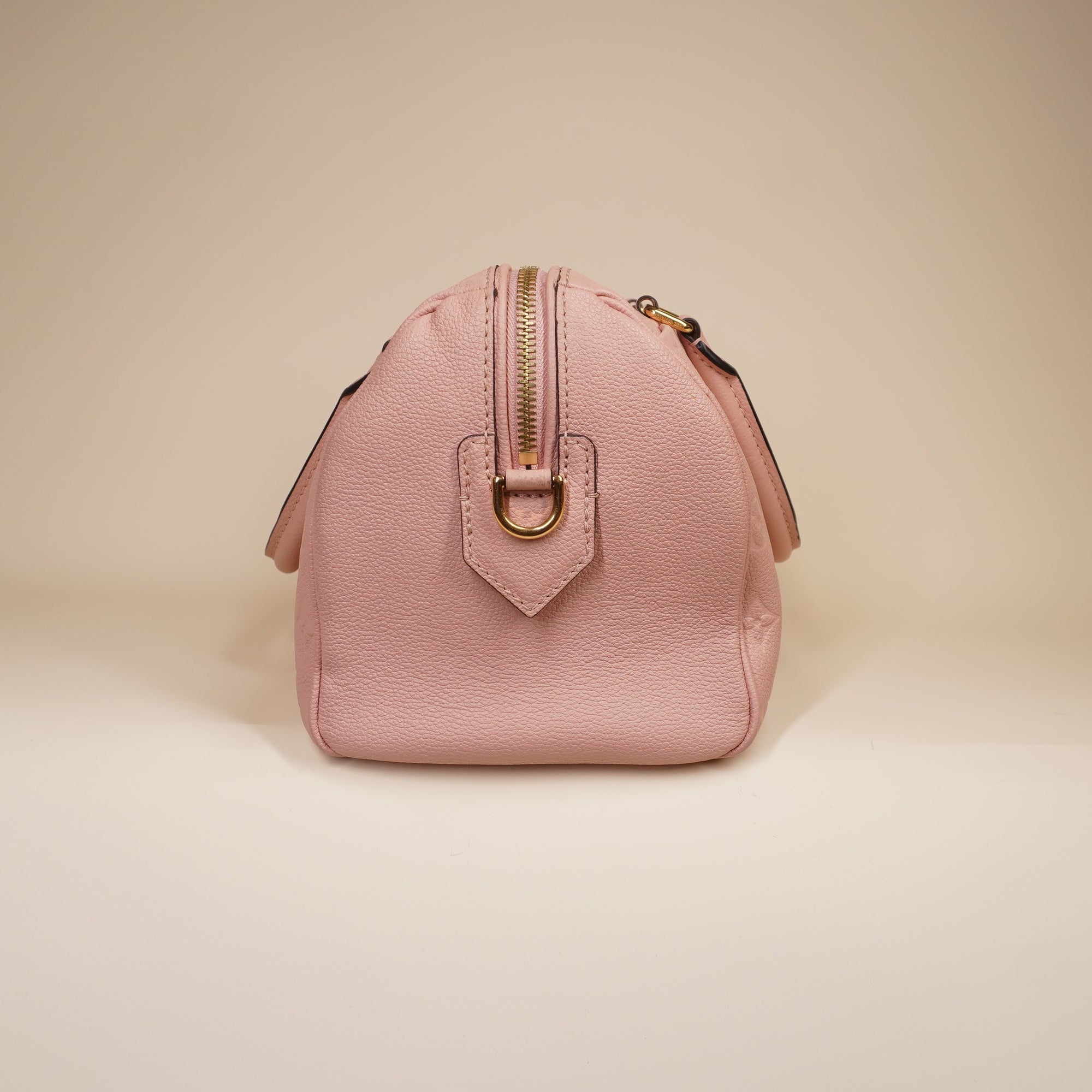 PRE-OWNED LV Monogram Speedy Bandouliere 25 Pink Shoulder Bag