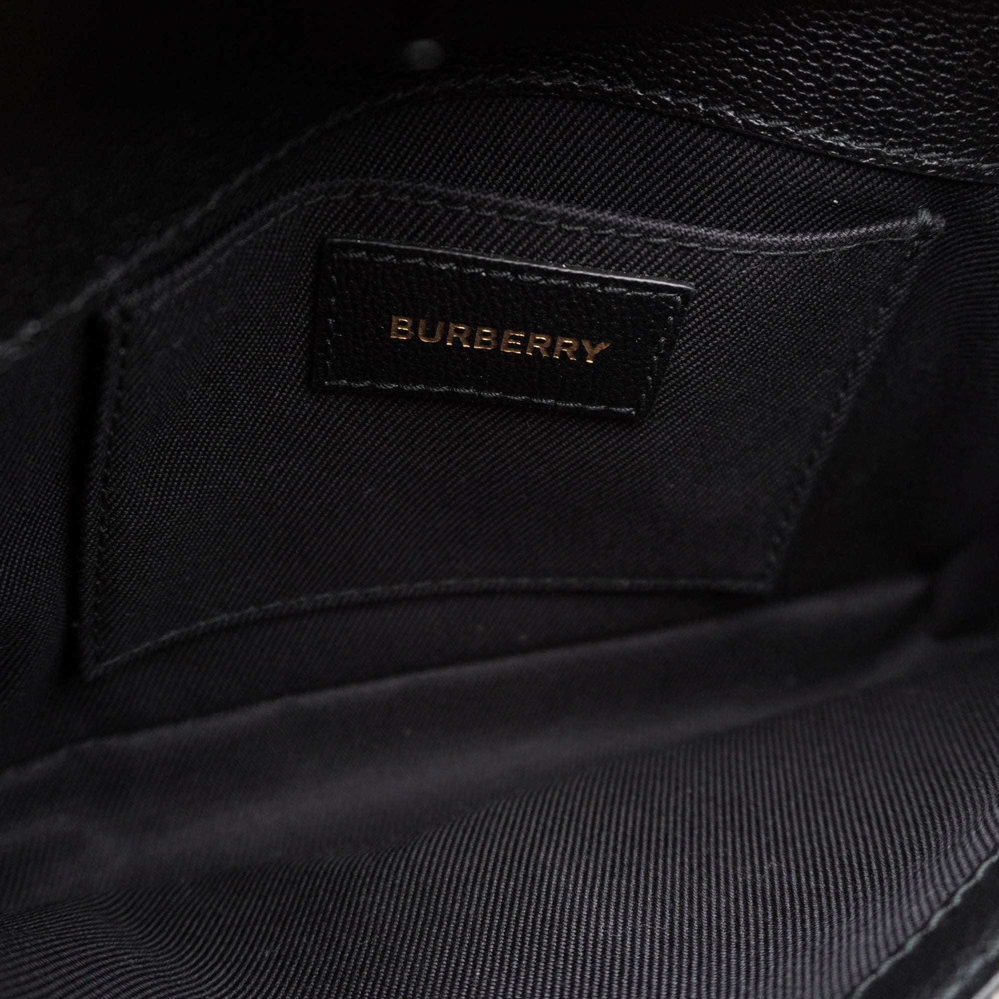 PRE-OWNED Hampshire Small House Check &amp; Leather Crossbody