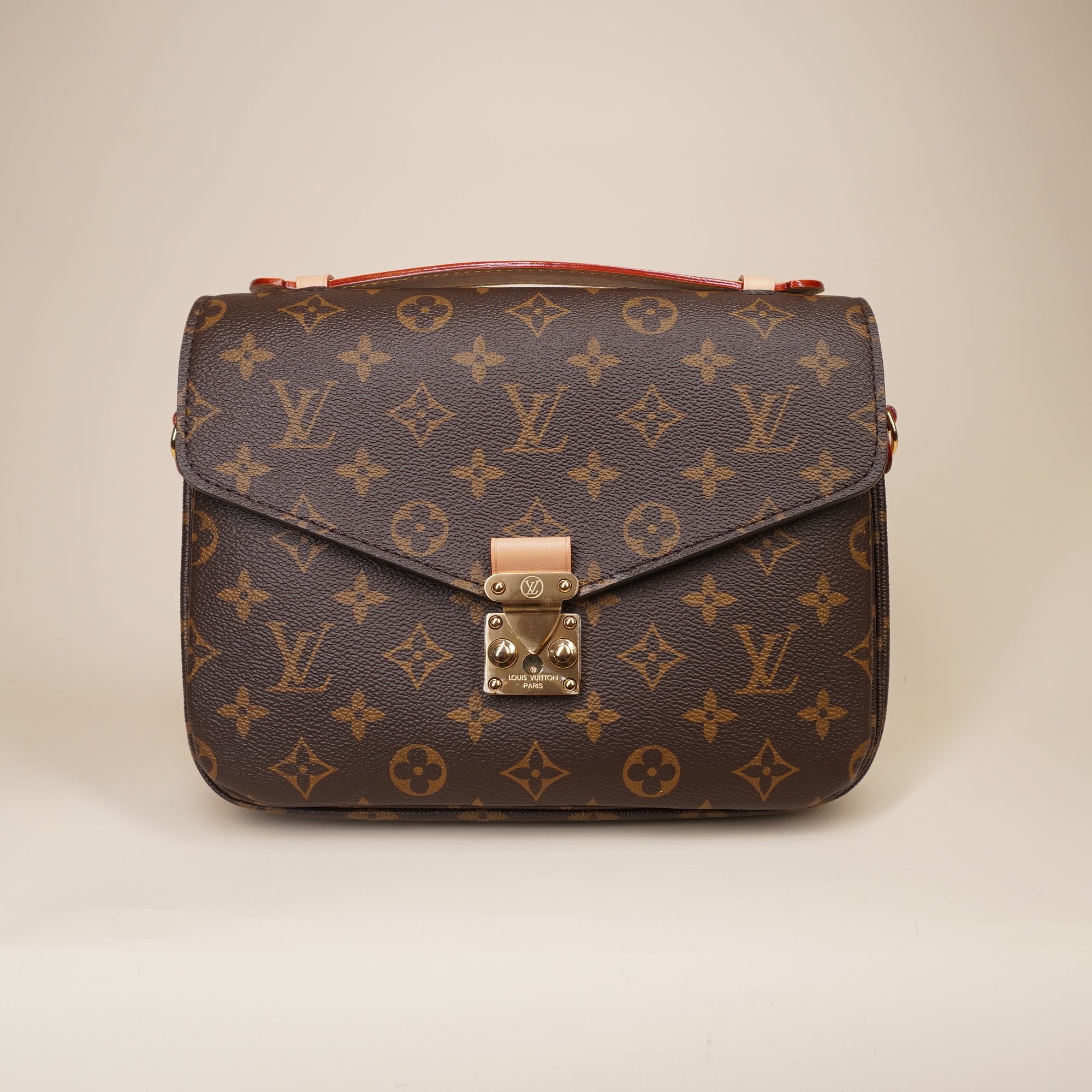 PRE-OWNED LV Metis Pochette Monogram Canvas Shoulder Bag