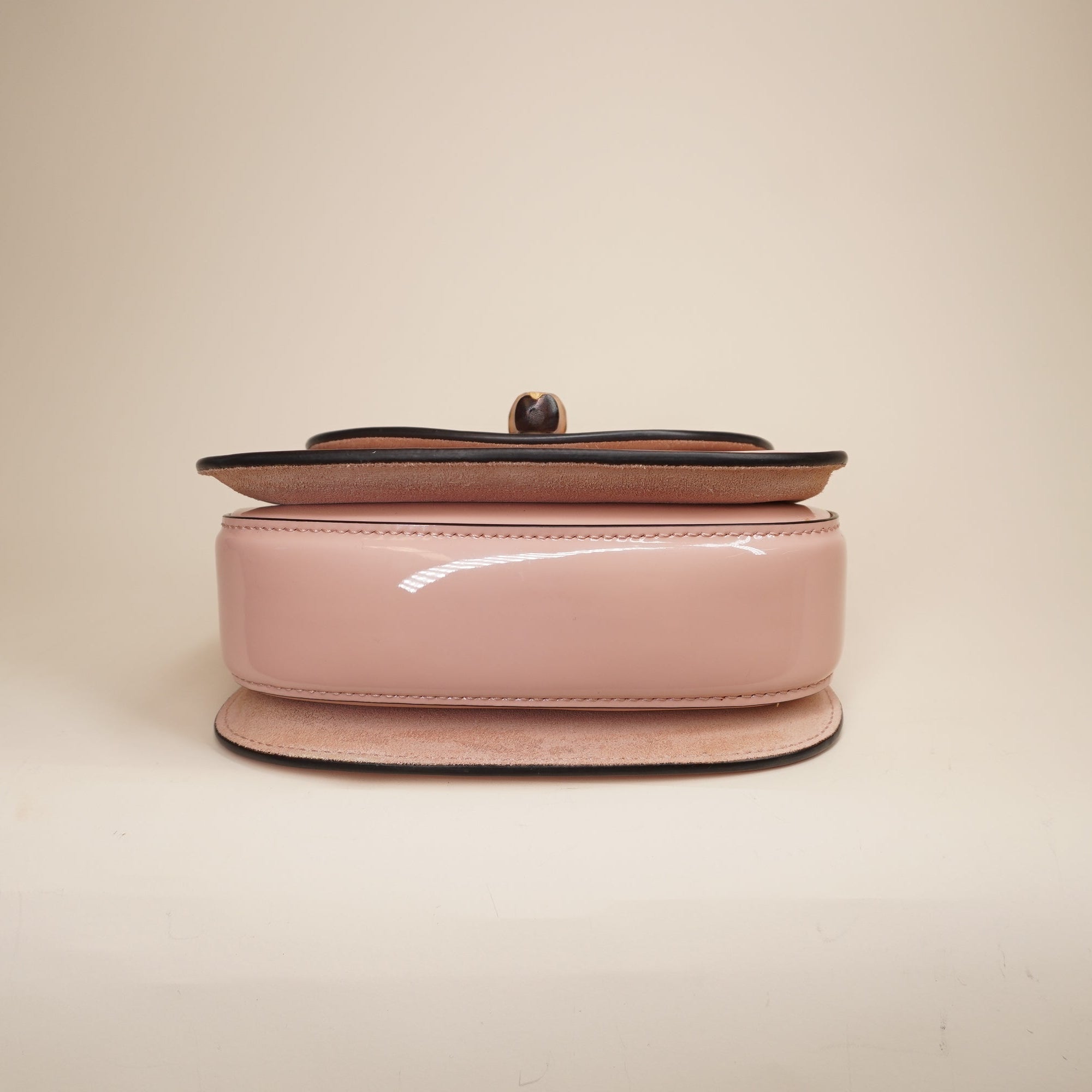 PRE-OWNED Bamboo 1947 Pink Patent Leather Shoulder Bag