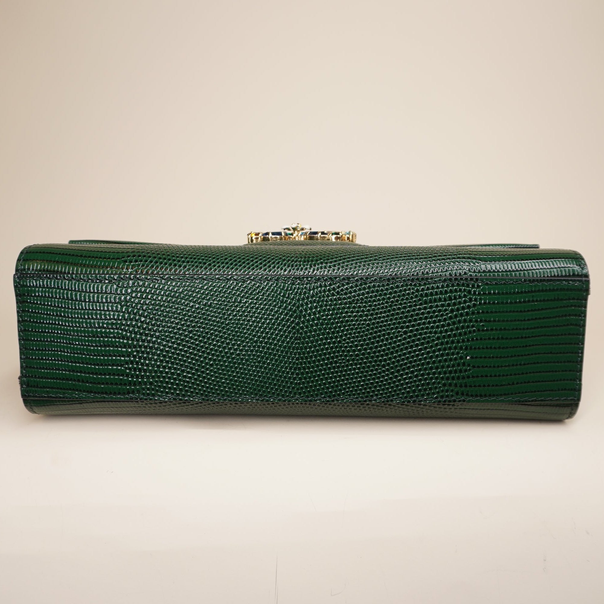 PRE-OWNED Green Iguana Millennials Shoulder Bag