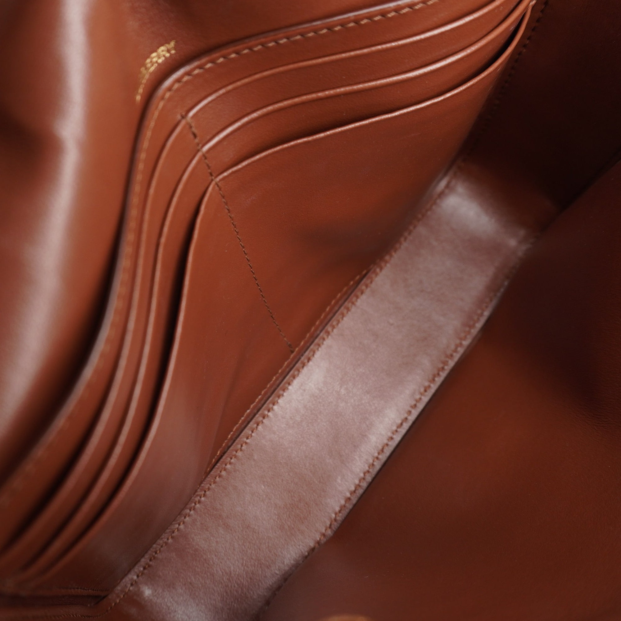 PRE-OWNED Hampshire House Check Leather Crossbody Bag