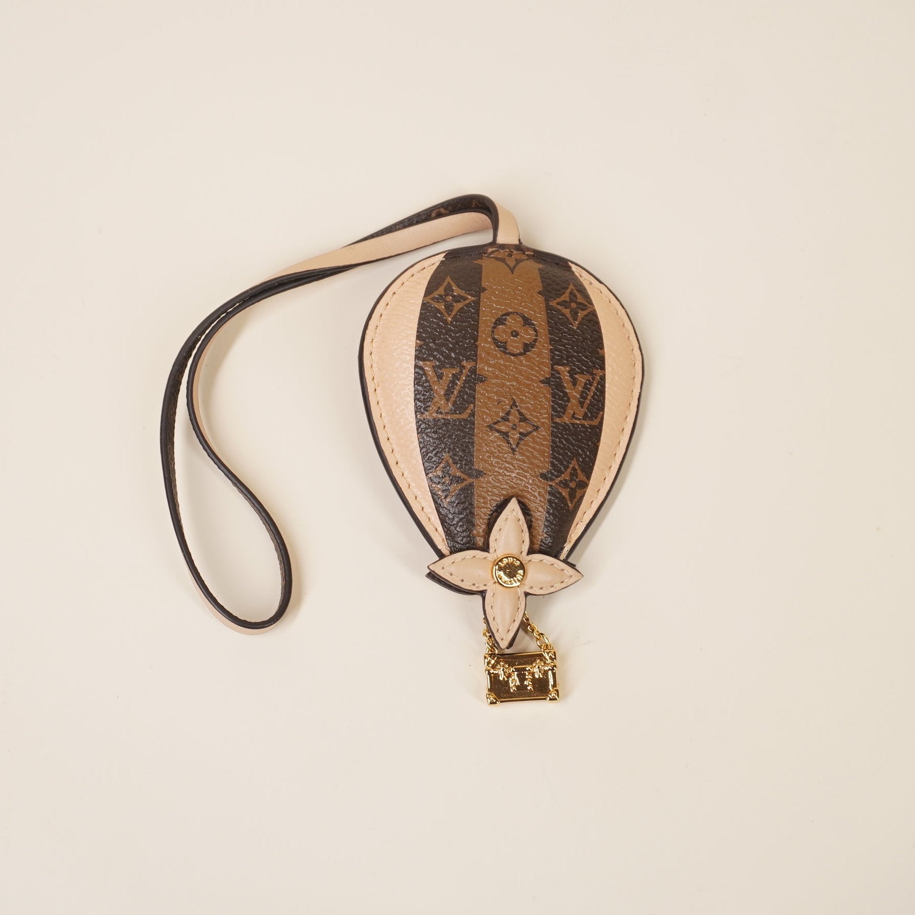PRE-OWNED LV Monogram Sky Bag Charm