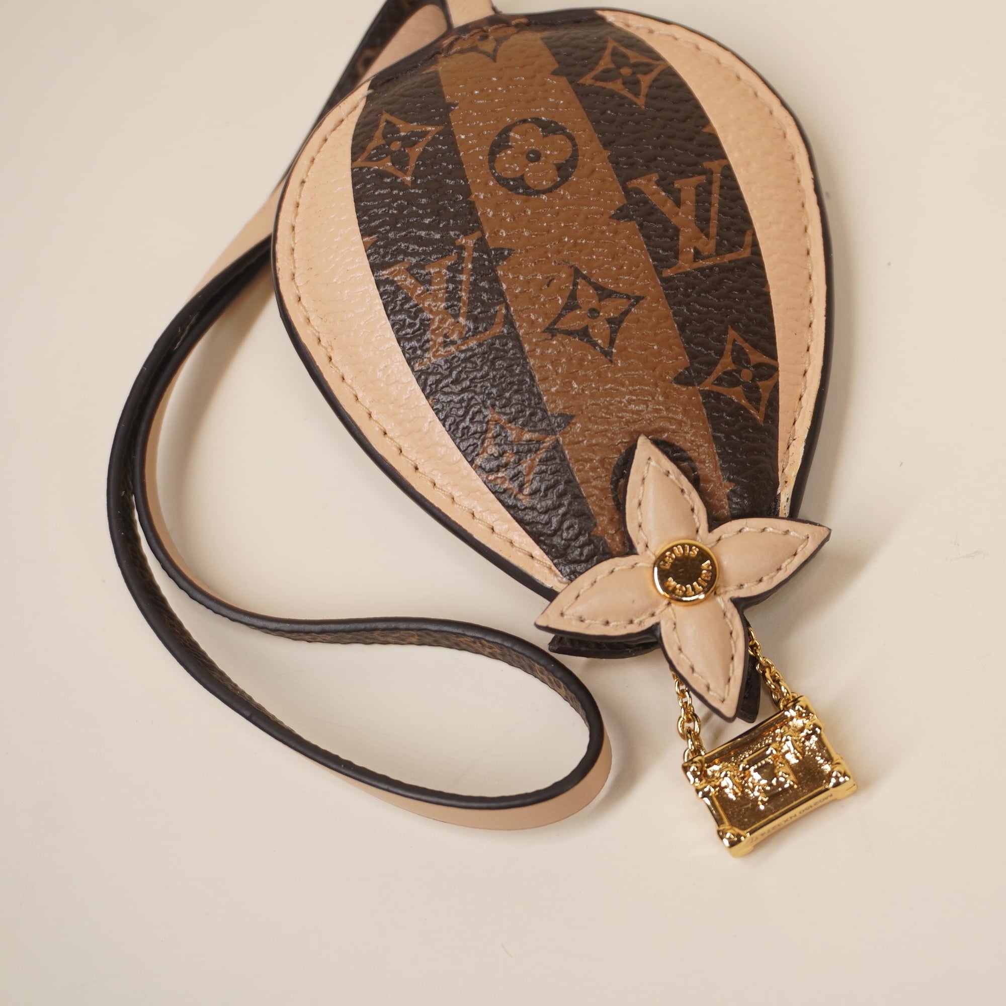 PRE-OWNED LV Monogram Sky Bag Charm