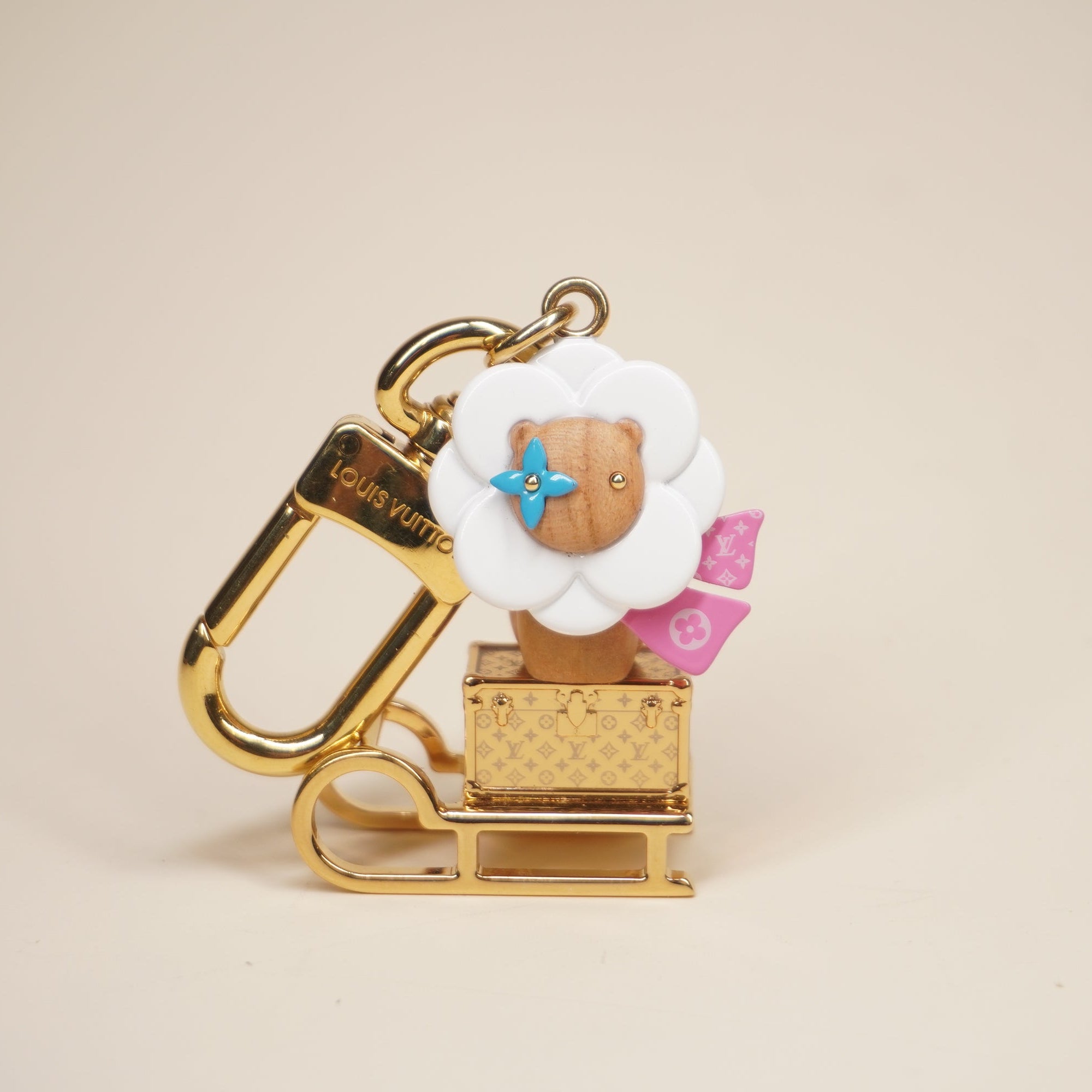 PRE-OWNED LV Petula Sled Bag Charm
