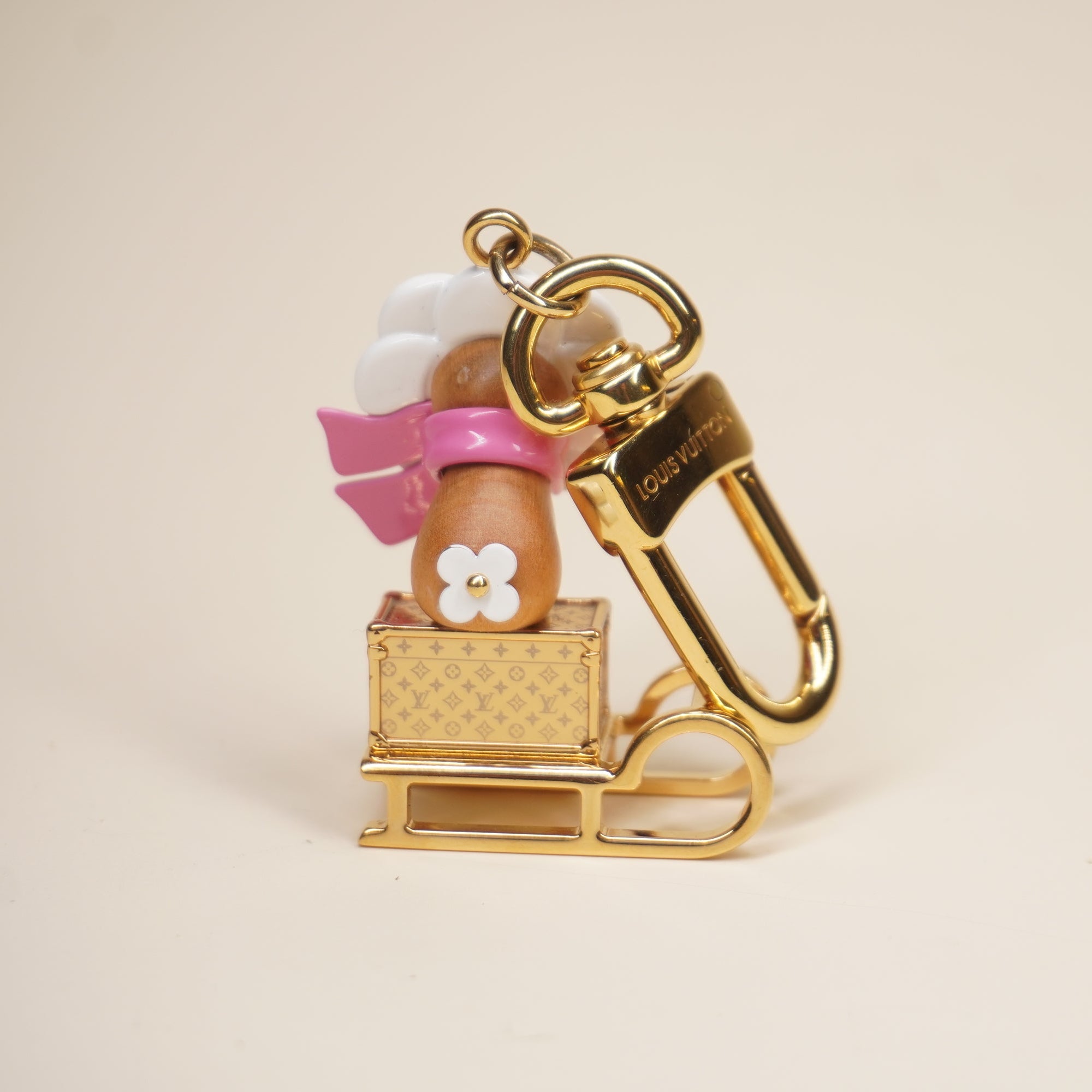PRE-OWNED LV Petula Sled Bag Charm