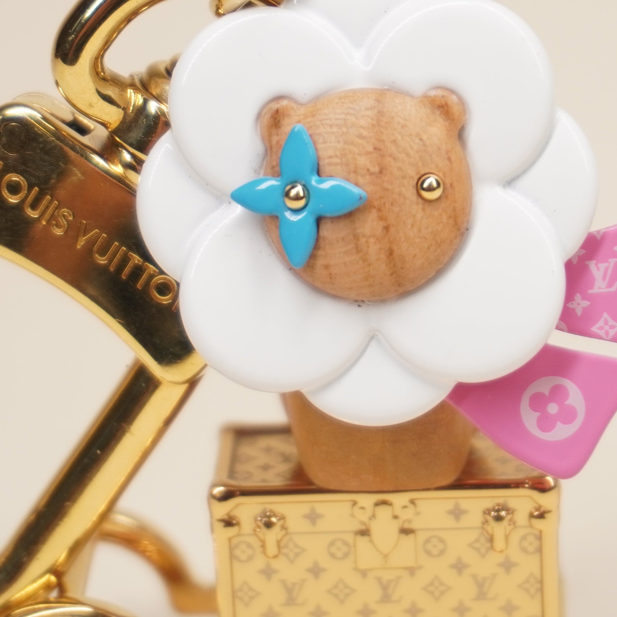 PRE-OWNED LV Petula Sled Bag Charm